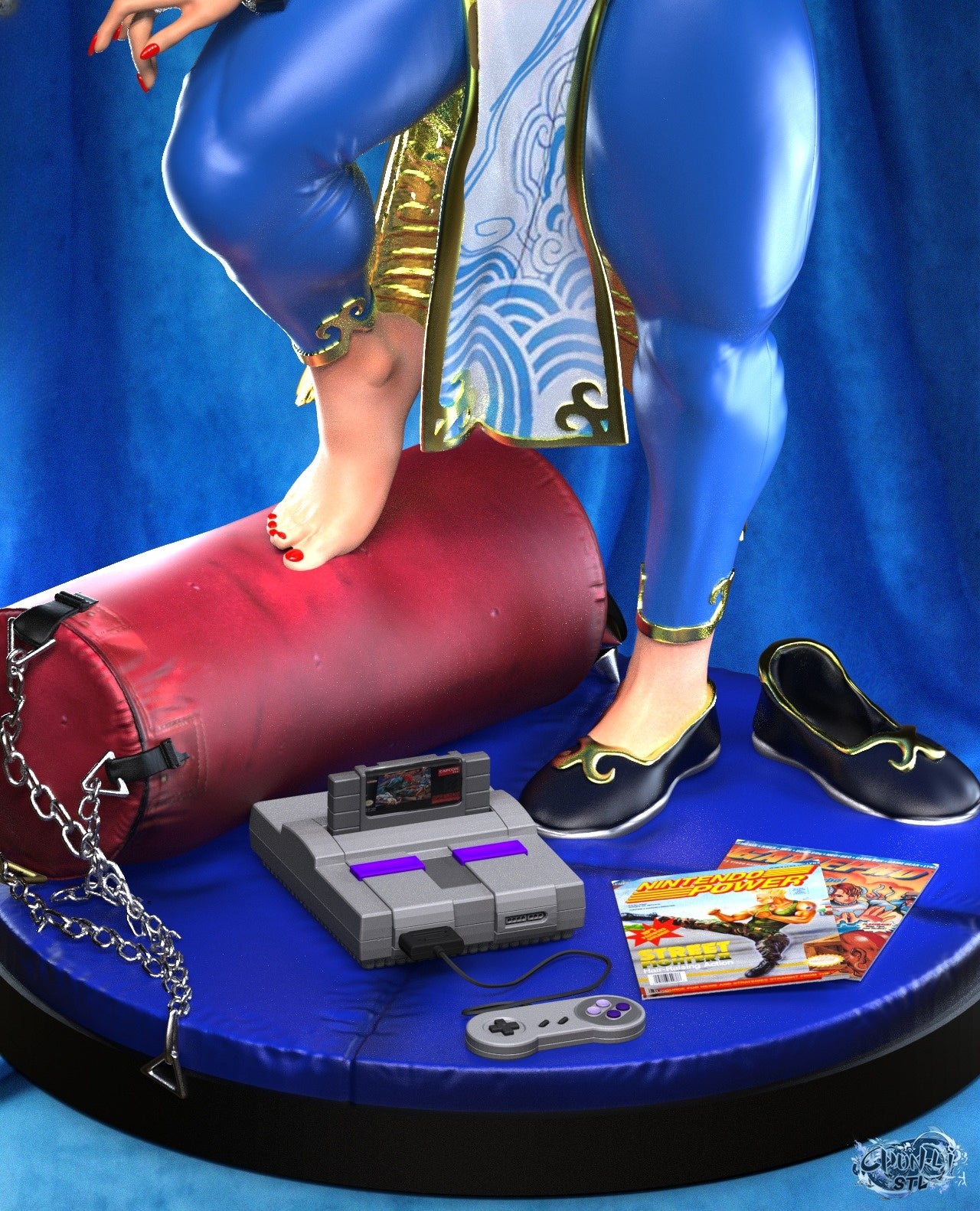 3502 Chun-Li - Street Fighter - STL 3D Print Files