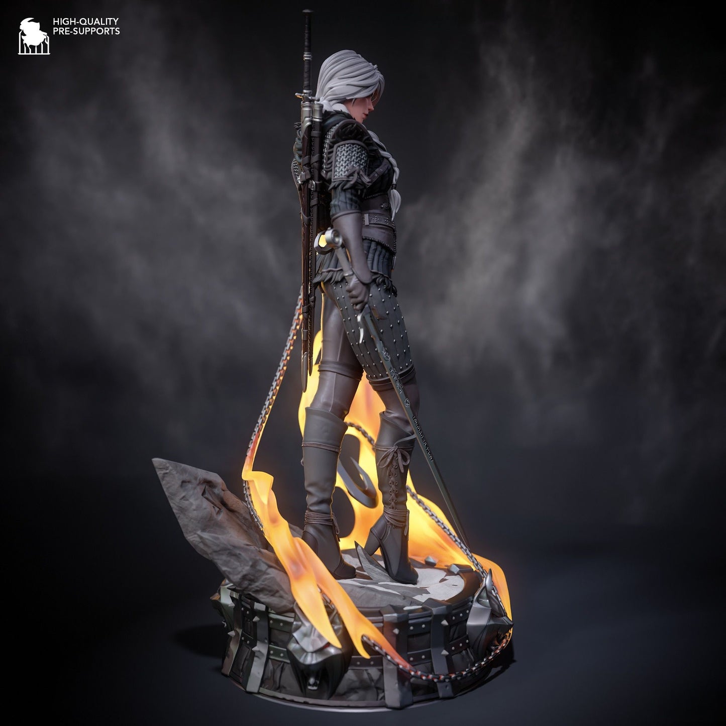 4258 CIRI - The Witcher IV - STL 3D Print Files