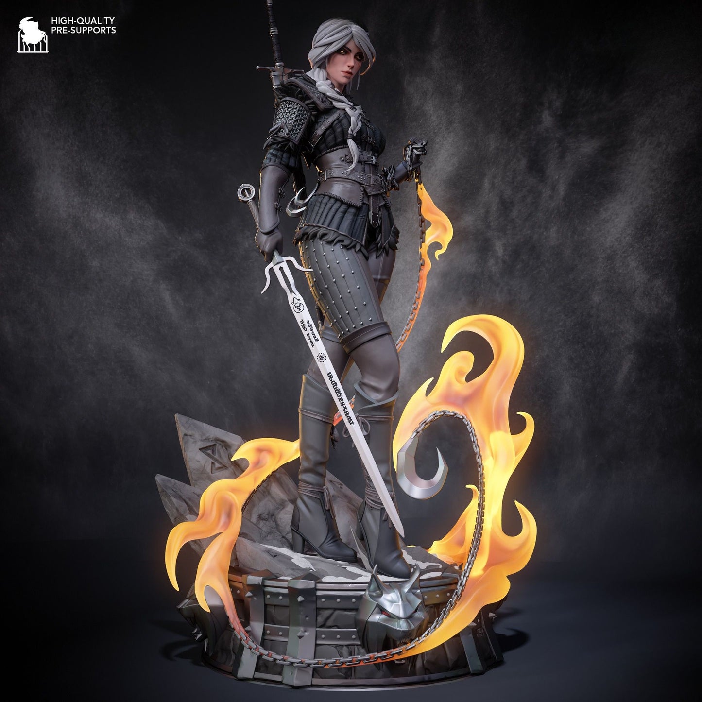 4258 CIRI - The Witcher IV - STL 3D Print Files