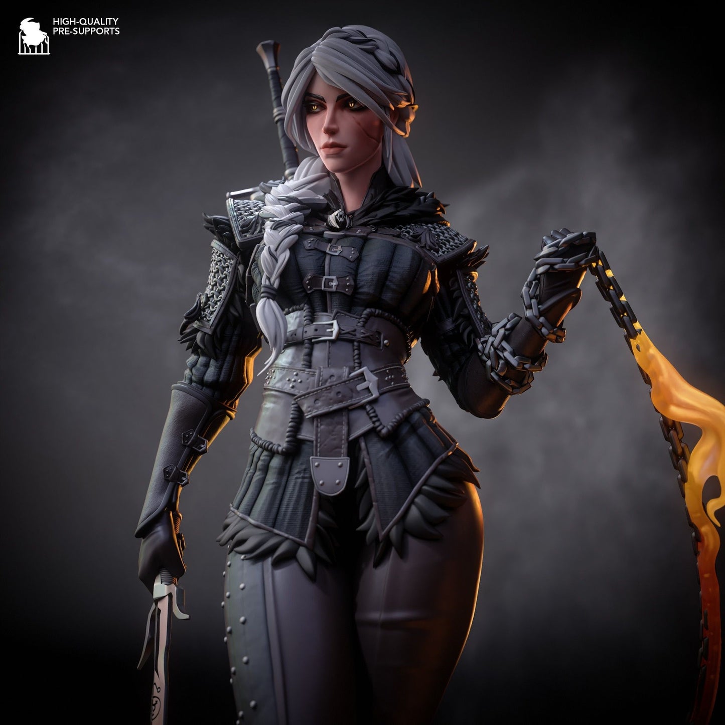 4258 CIRI - The Witcher IV - STL 3D Print Files