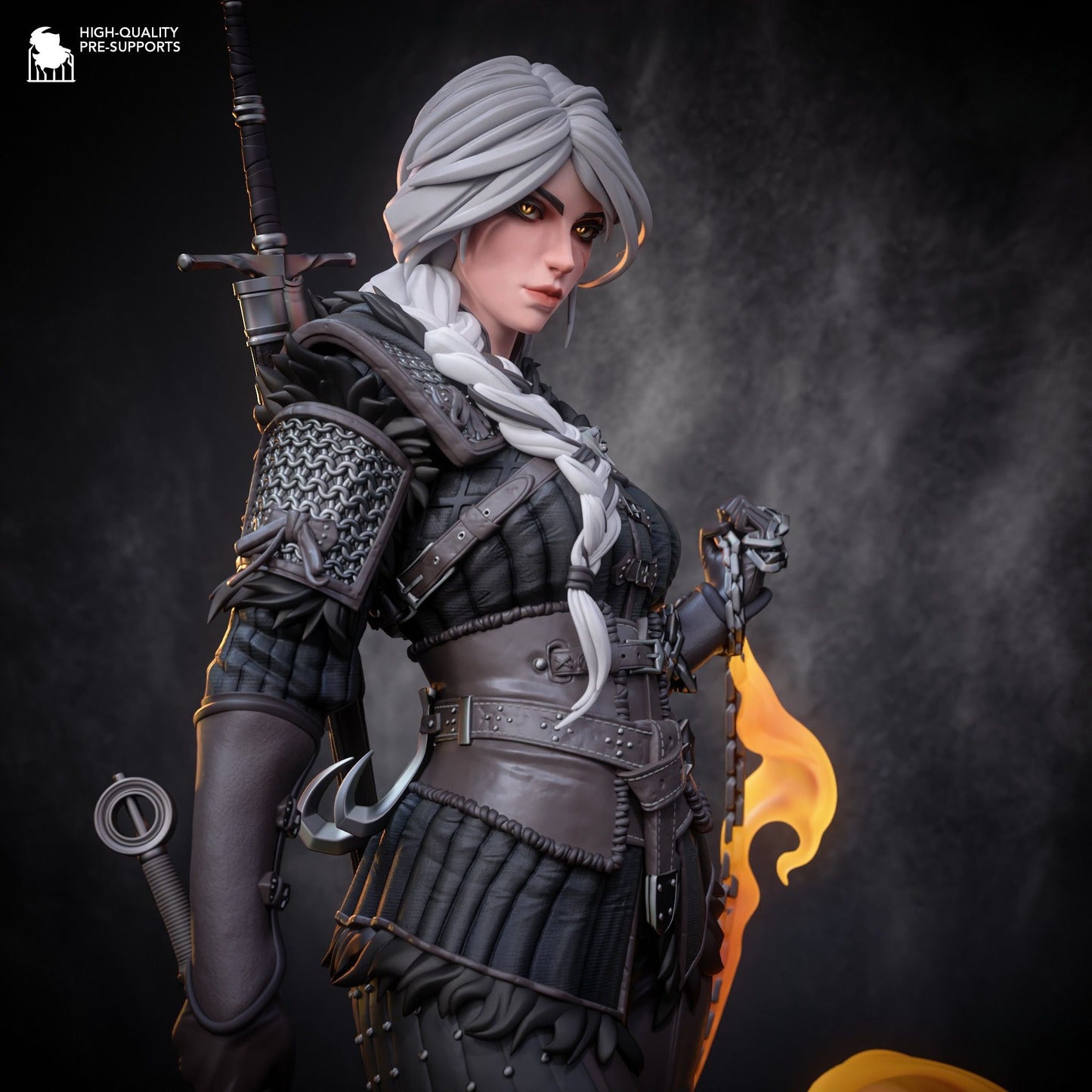 4258 CIRI - The Witcher IV - STL 3D Print Files