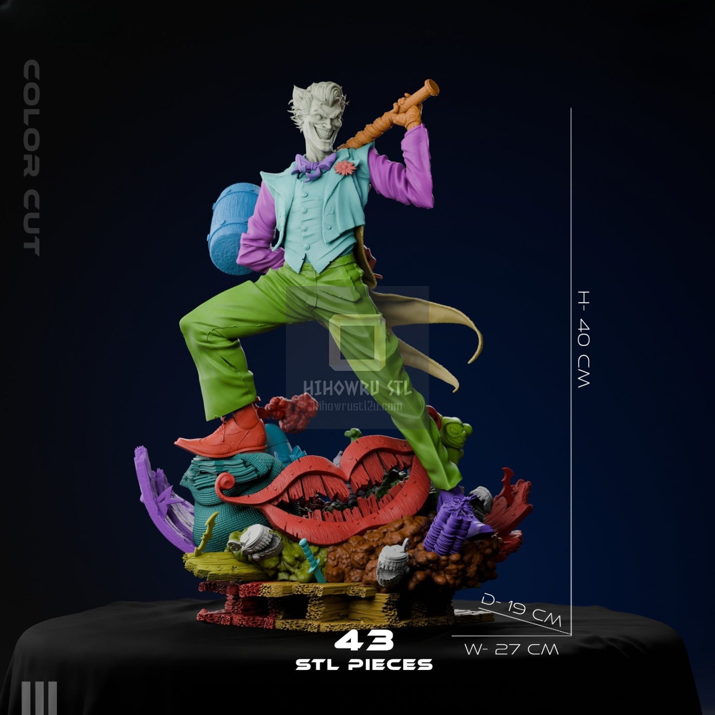 4283 Joker - DC Comics - STL 3D Print Files