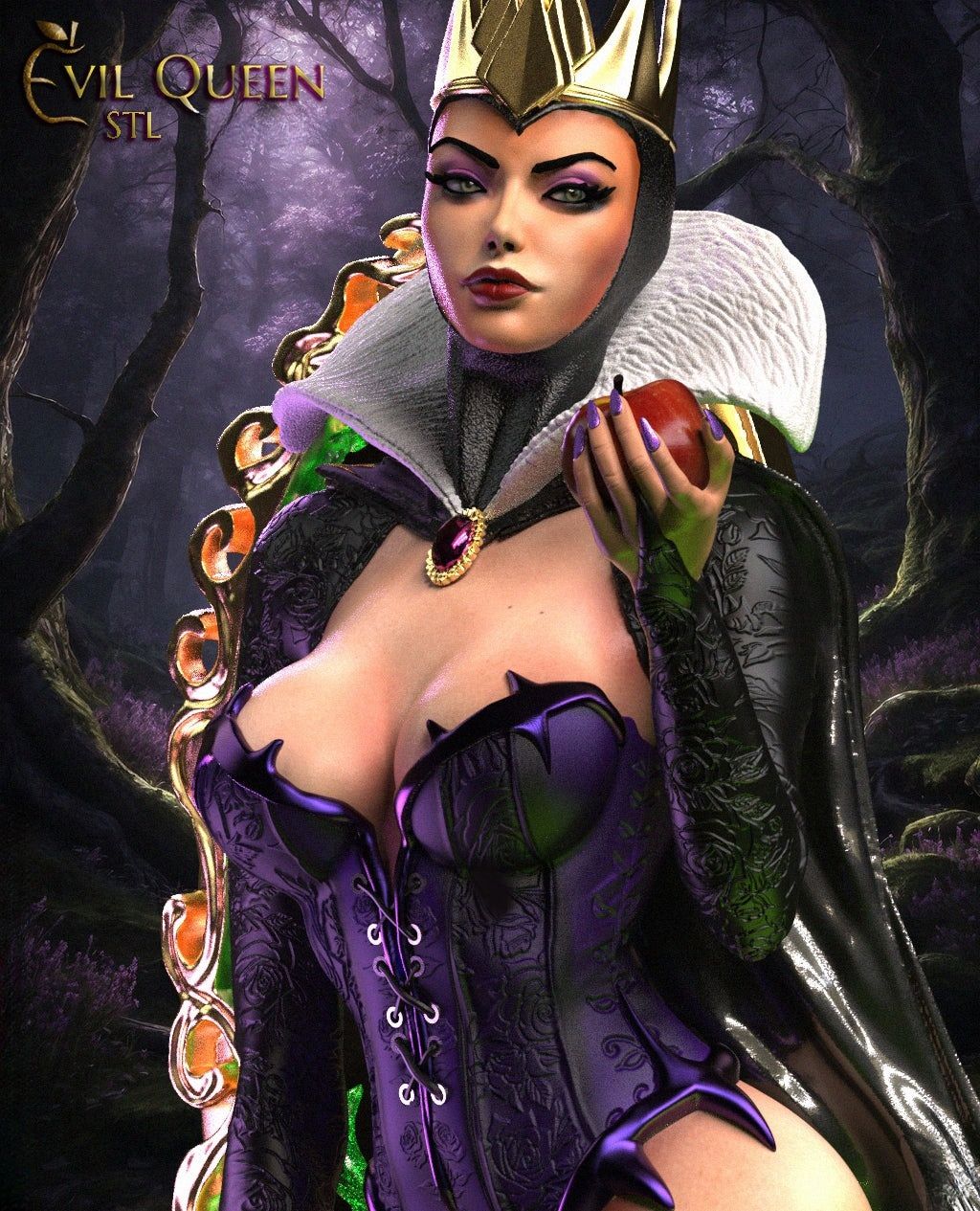 4225 Evil Queen - Snow White - STL 3D Print Files