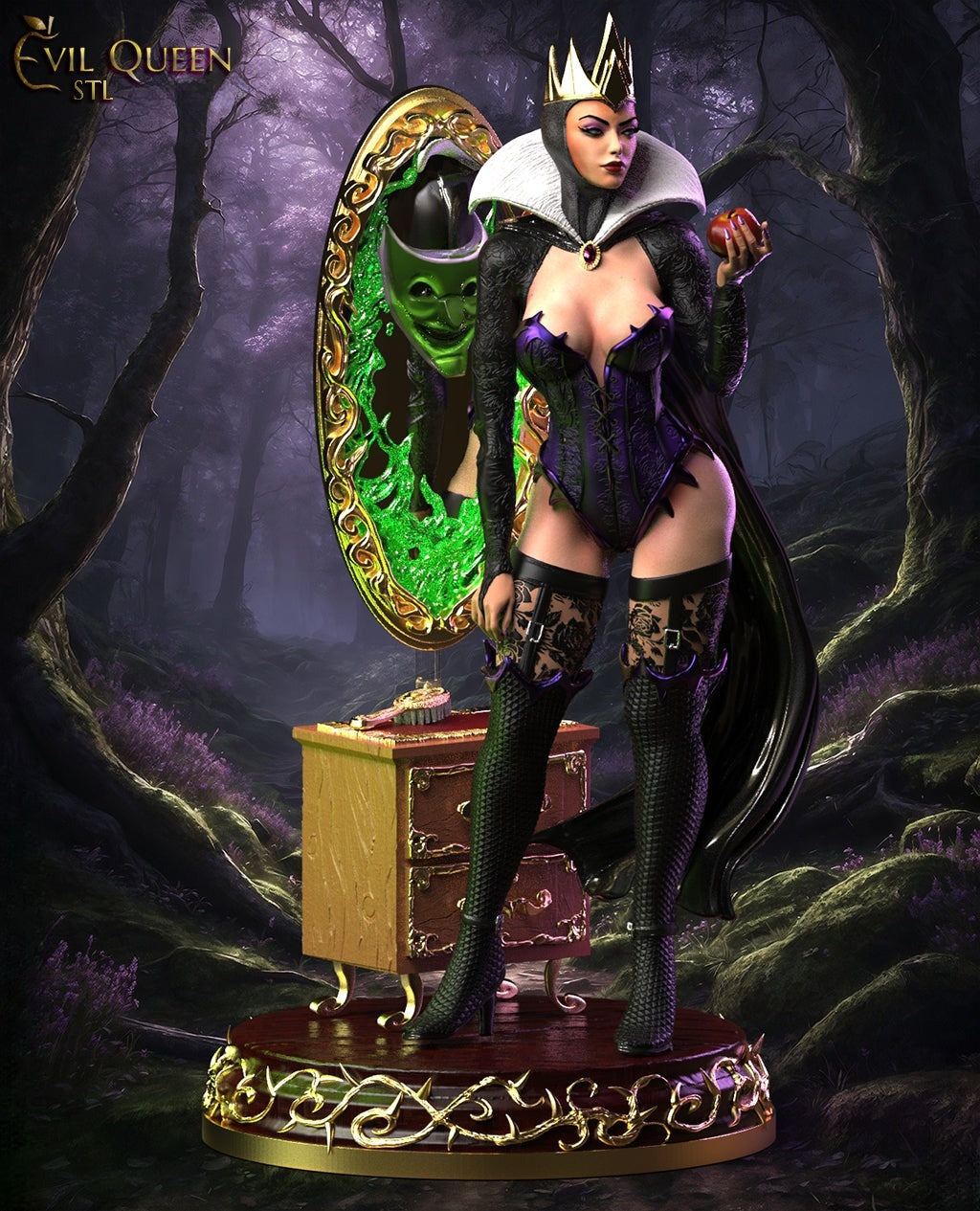 4225 Evil Queen - Snow White - STL 3D Print Files