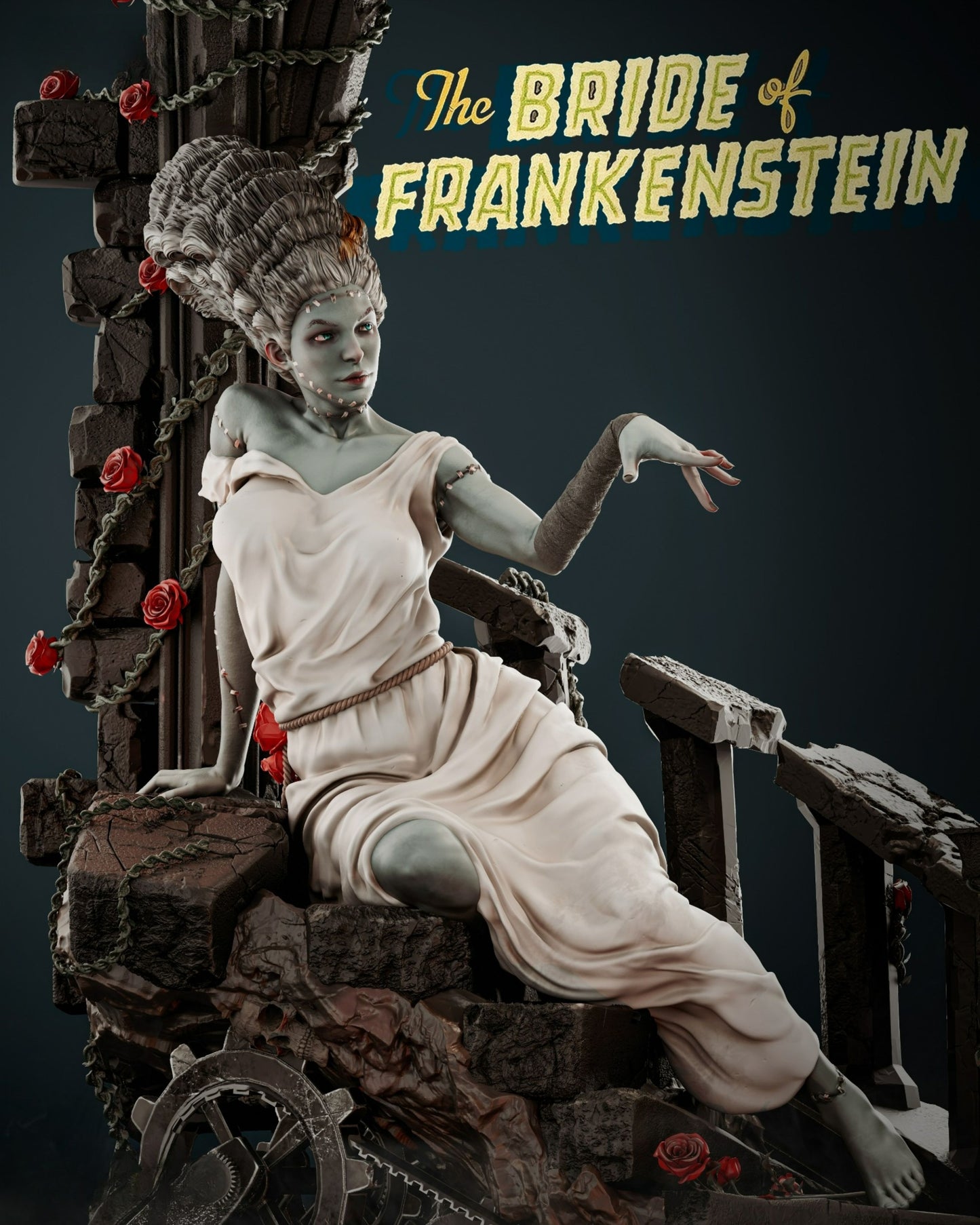 3121 Bride of Frankenstein - STL 3D Print Files