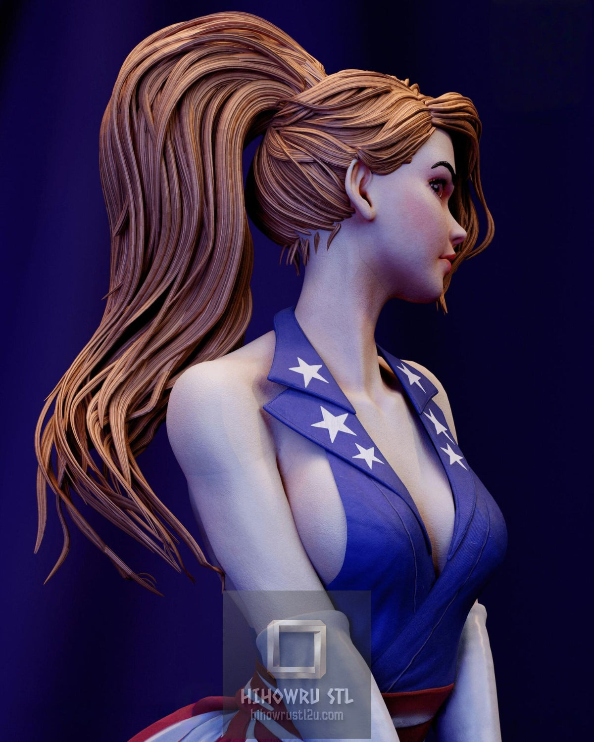 5612 Lady Captain America - STL 3D Print Files