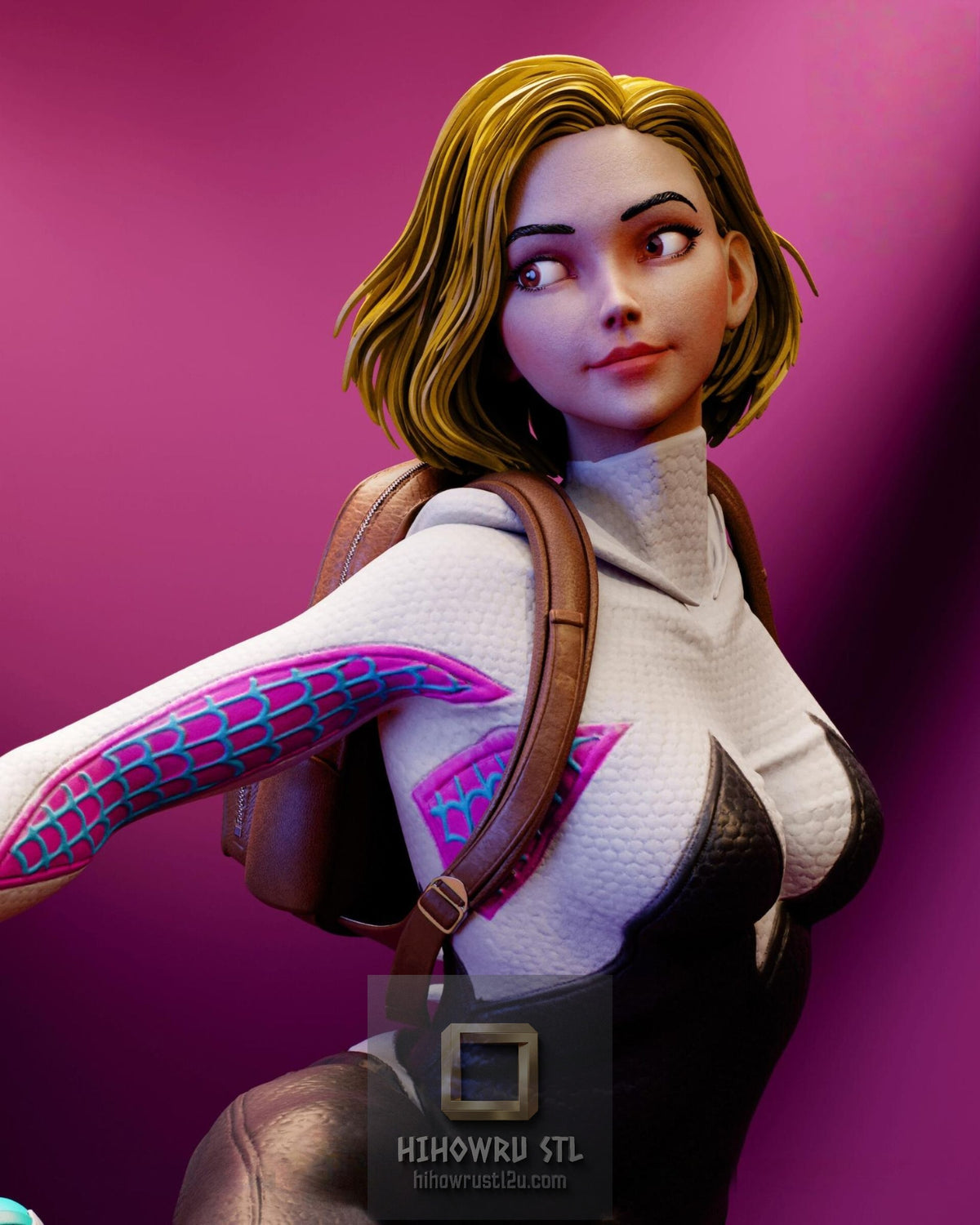 5611 Spider Gwen - Marvel Comics - STL 3D Print Files