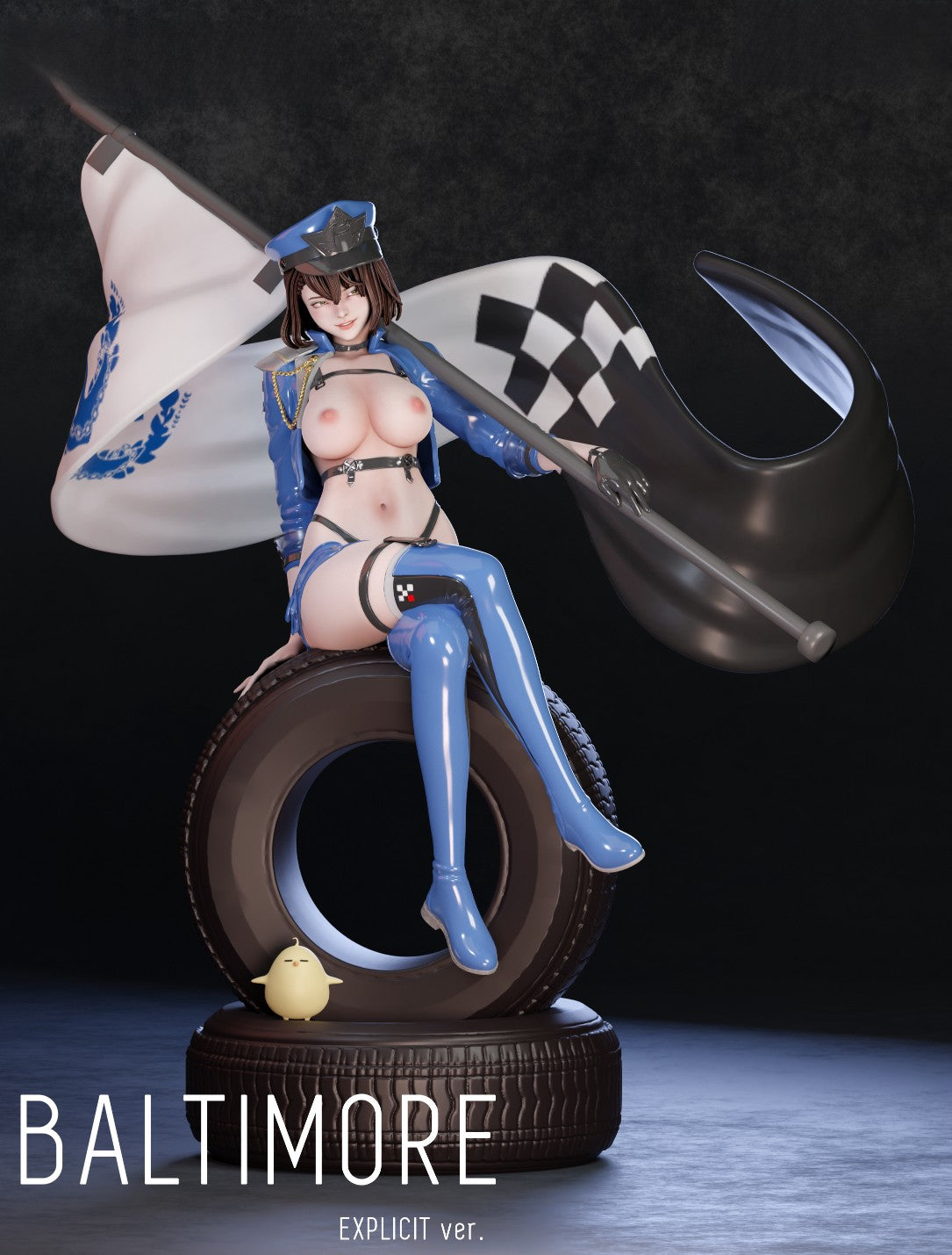 Baltimore NSFW - Azur Lane - STL 3D Print Files