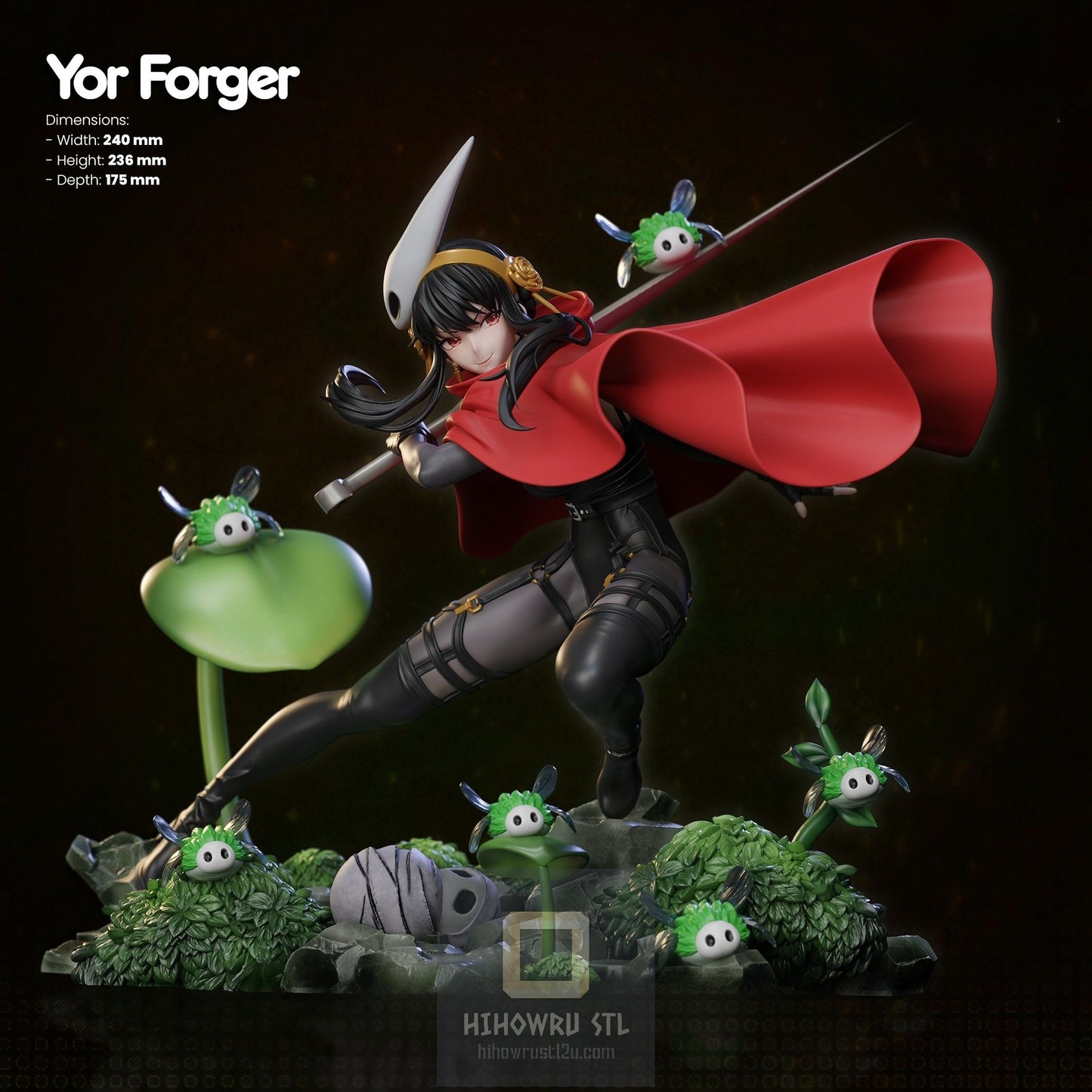 4492 Yor Forger X SilkSong  - STL 3D Print Files