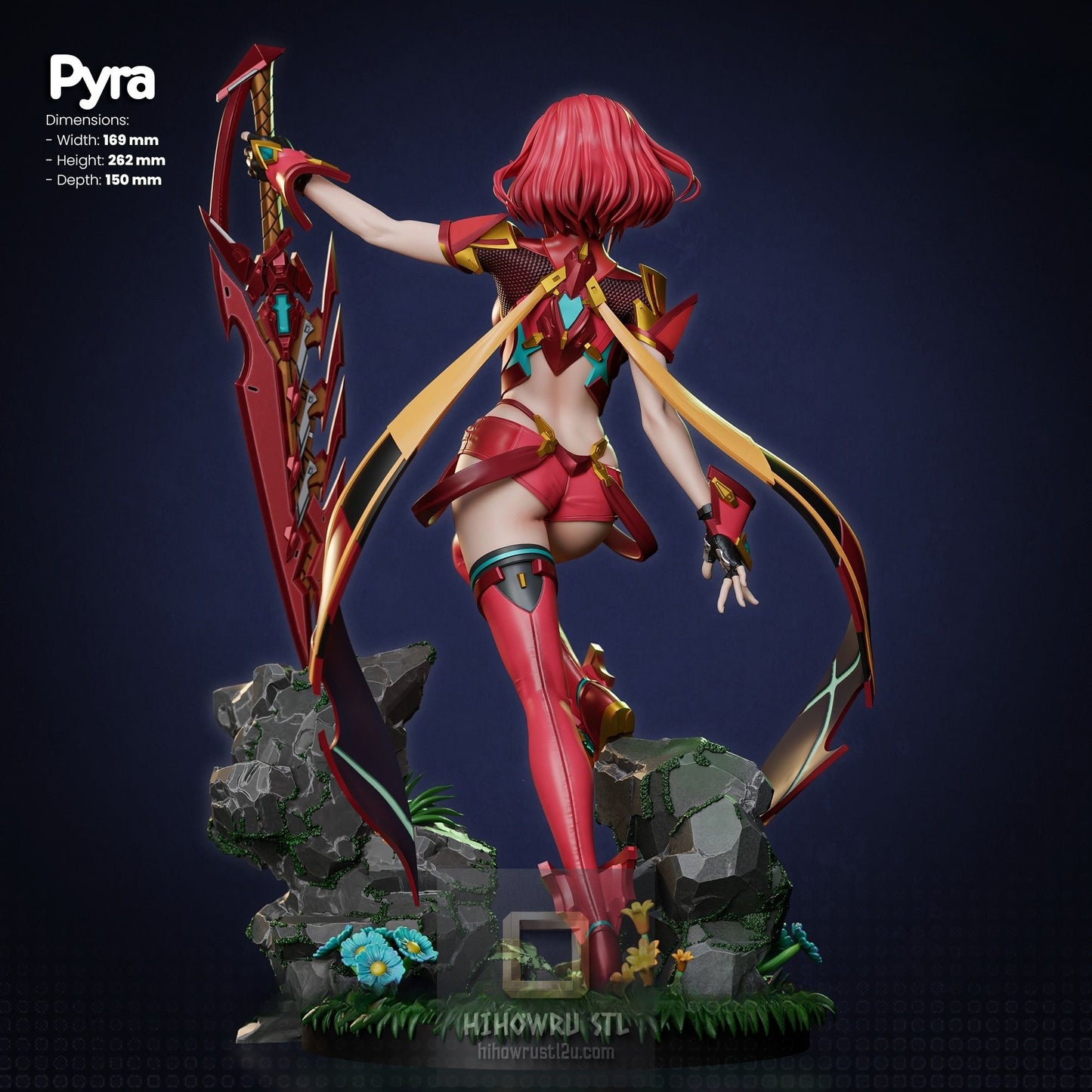 5304 Pyra - Xenoblade Chronicles - STL 3D Print Files