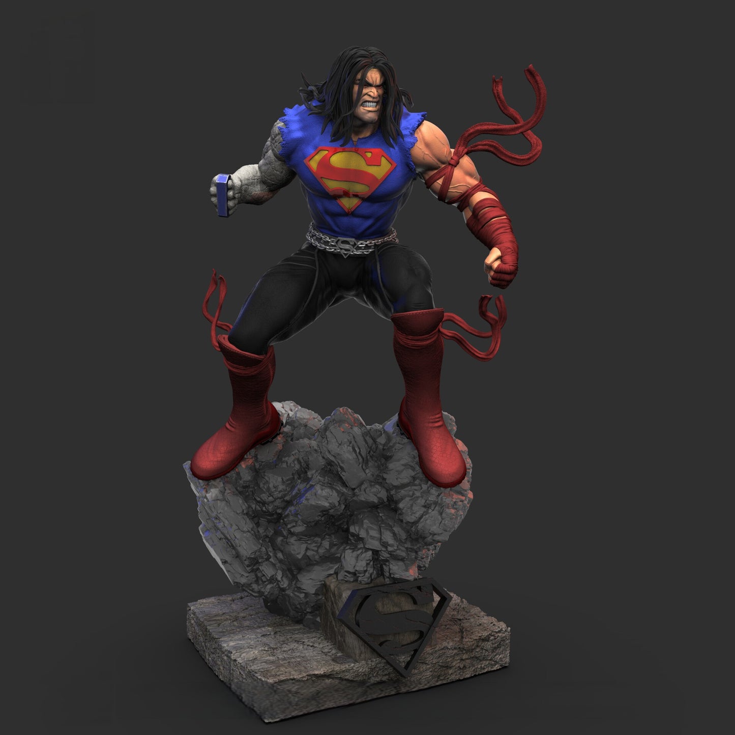 1818 Superman - Death Metal - STL 3D Print Files