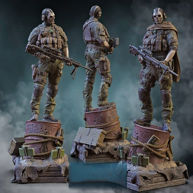 Cod Stl 2010 Ghost - Call of Duty - STL 3D Print Files – My Stl