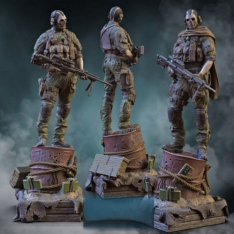 2010 Ghost - Call of Duty - STL 3D Print Files