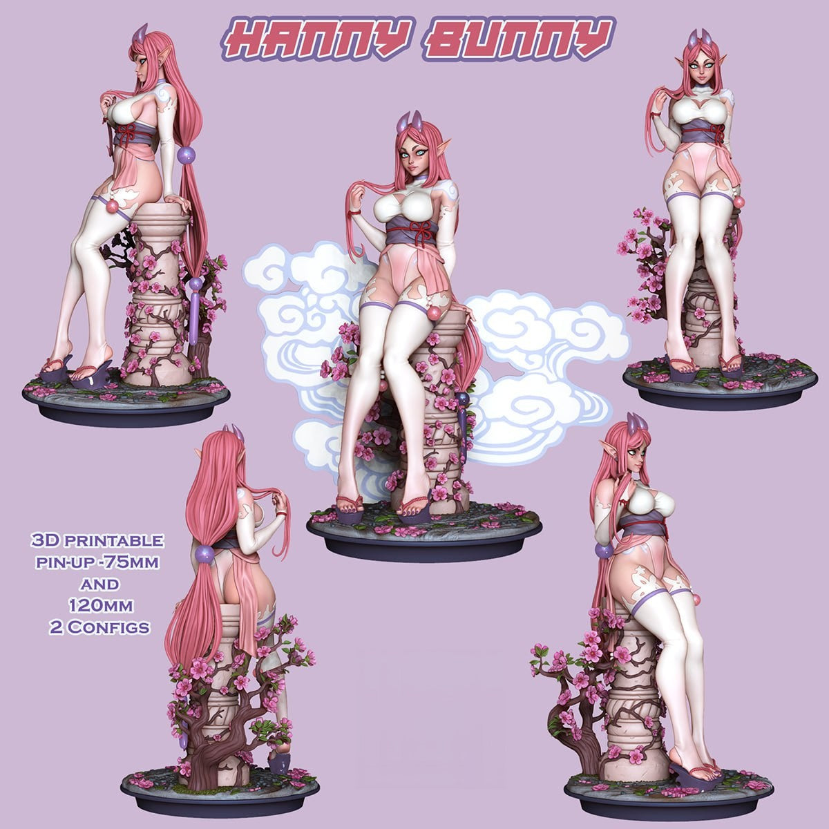 2445 Hanny Bunny NSFW - STL 3D Print Files