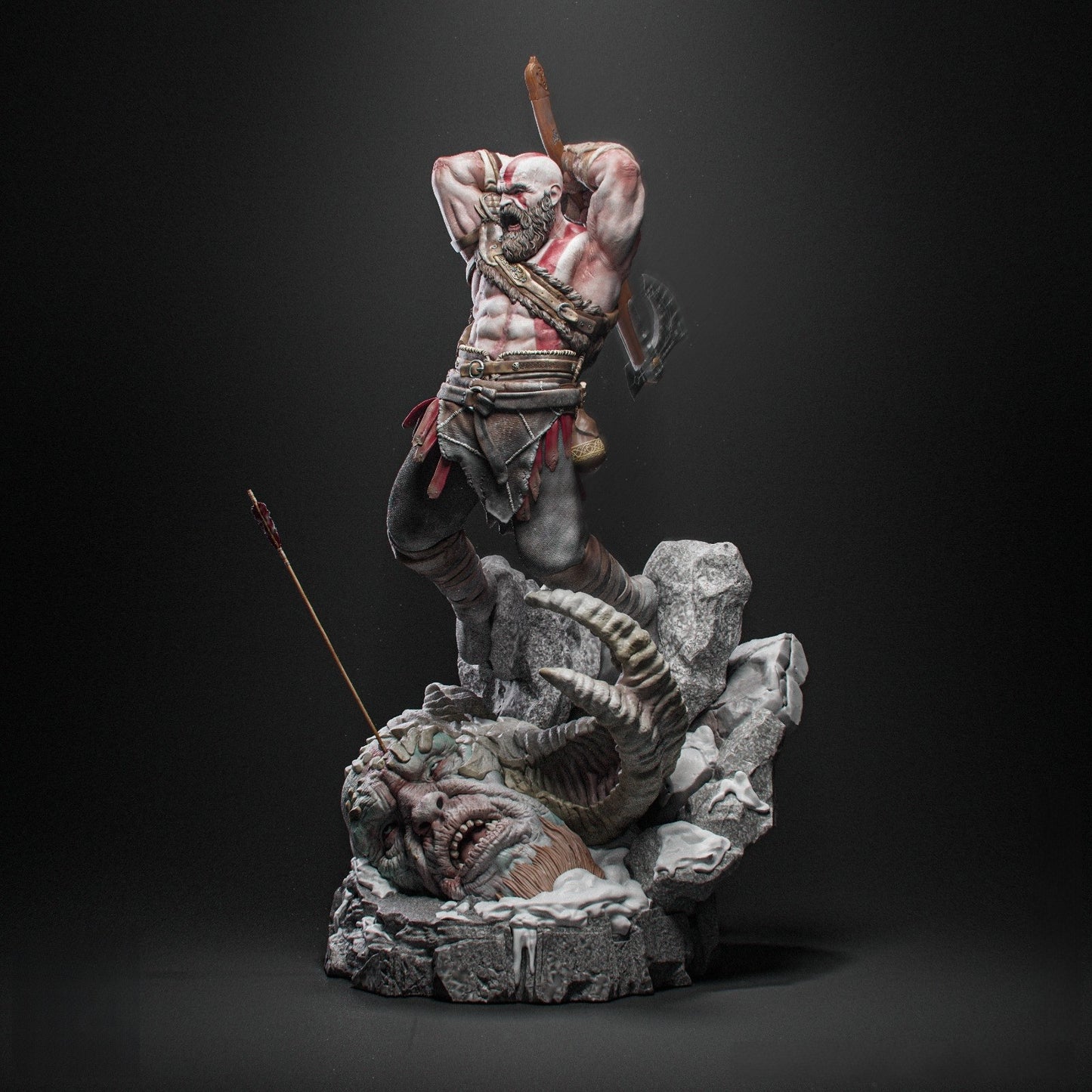 1646 Kratos - God Of War - STL 3D Print Files