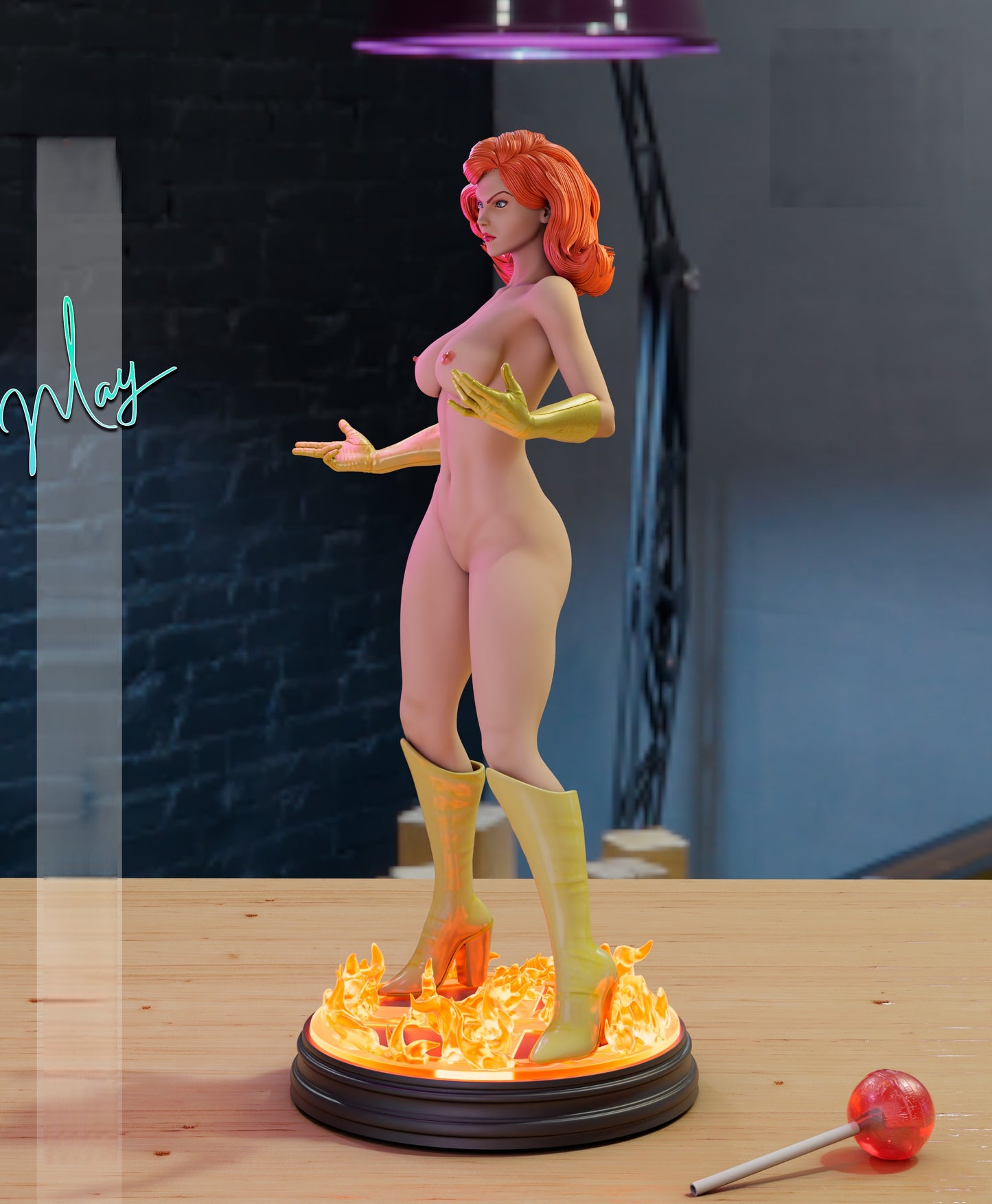 2405 Jean Grey NSFW - X-men - STL 3D Print Files