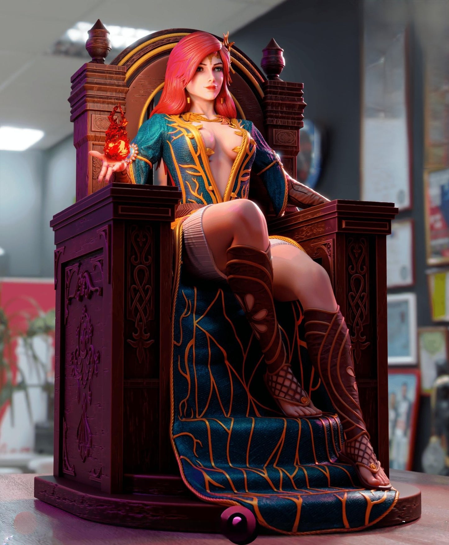 2045 Triss Merigold NSFW - The Witcher - STL 3D Print Files