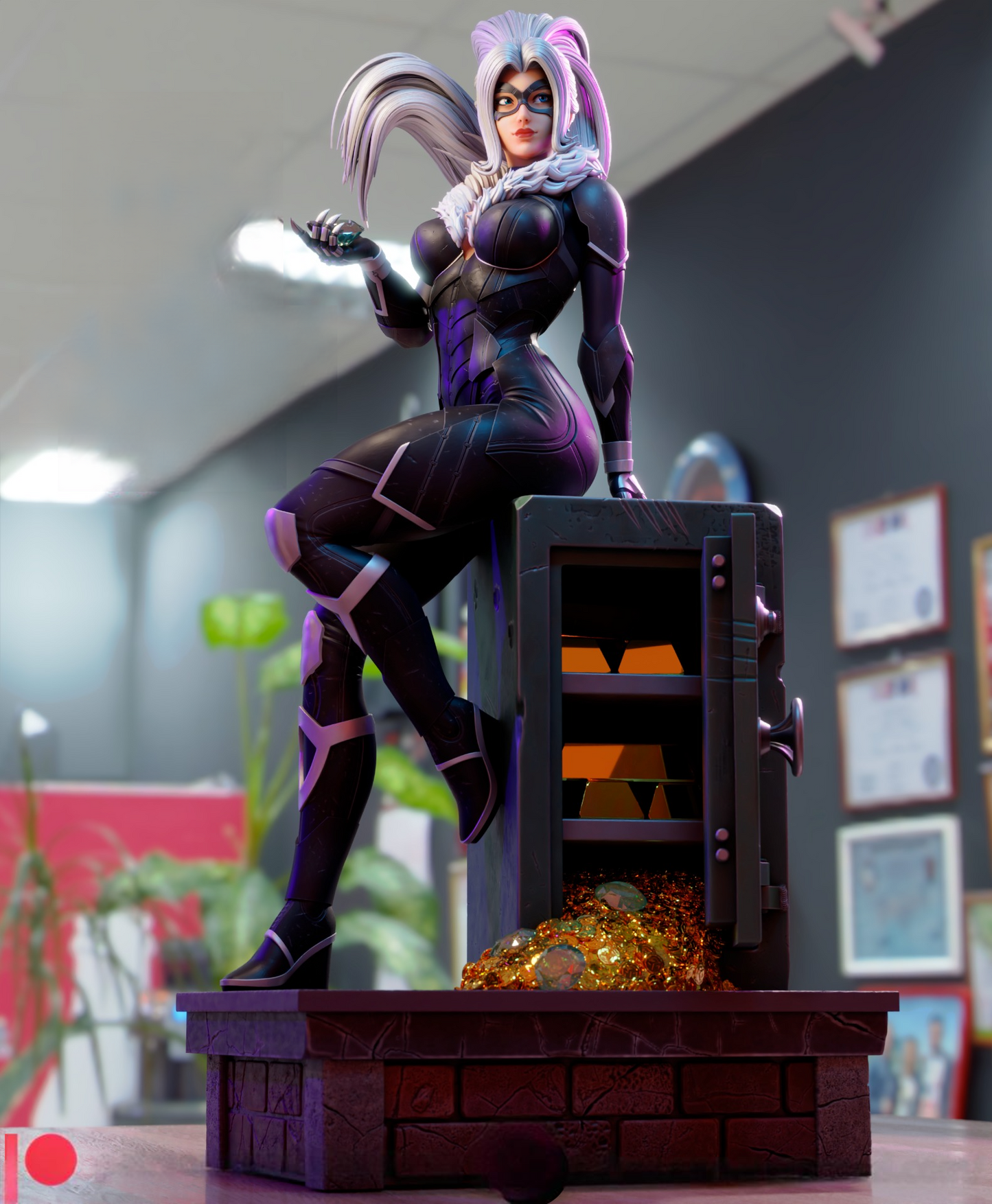 1893 Black Cat NSFW - Marvel Comics - STL 3D Print Files