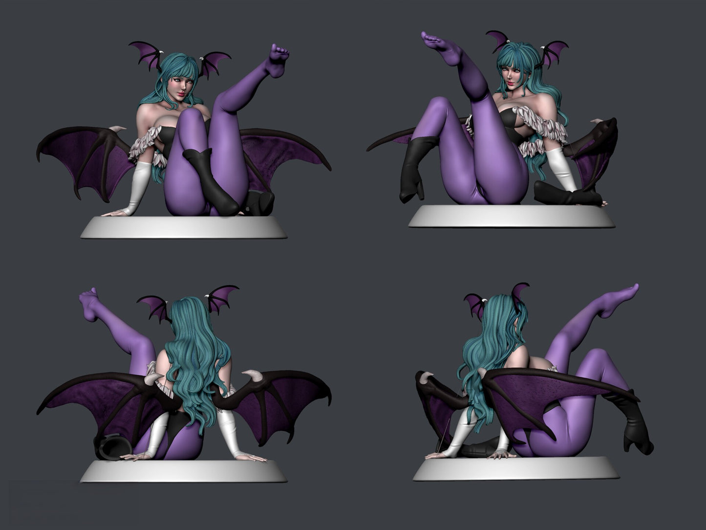 1709 Morrigan - Darkstalkers - STL 3D Print Files