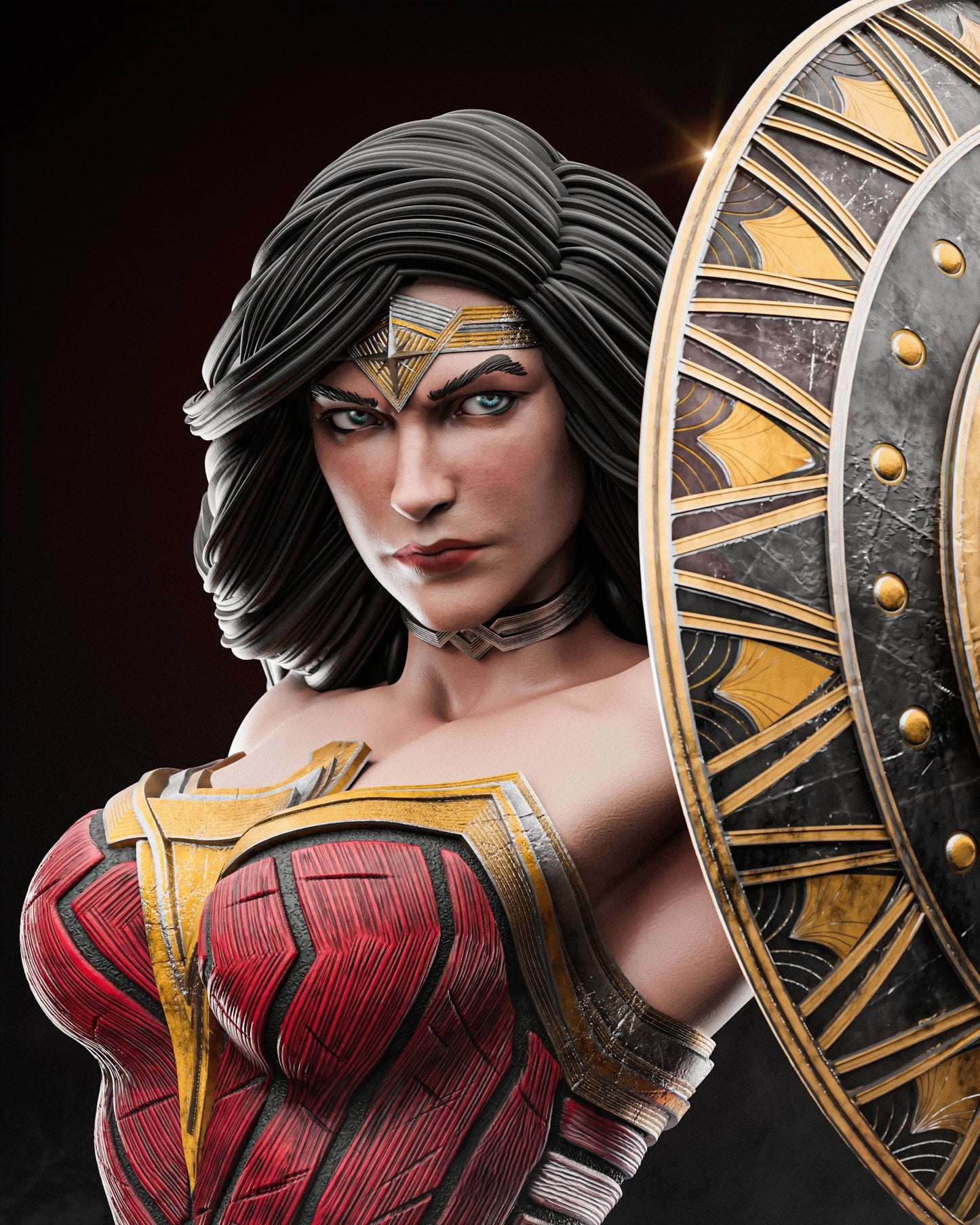 1798 Wonder Woman - DC Comics - STL 3D Print Files