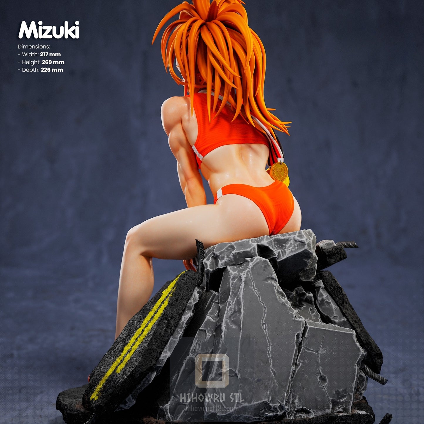 4540 Mizuki - One-Punch Man - STL 3D Print Files