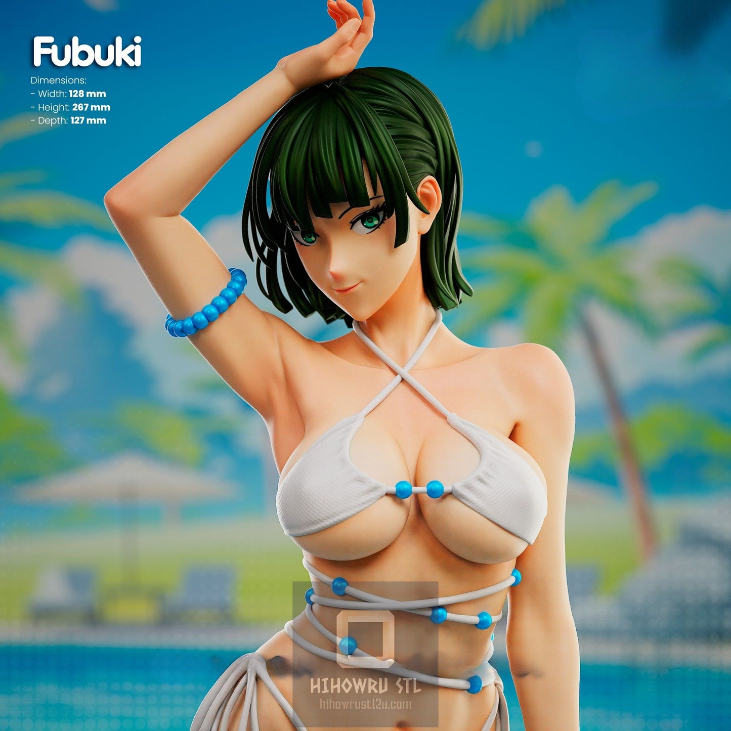 4457 Fubuki Bikini - One Punch Man - STL 3D Print Files