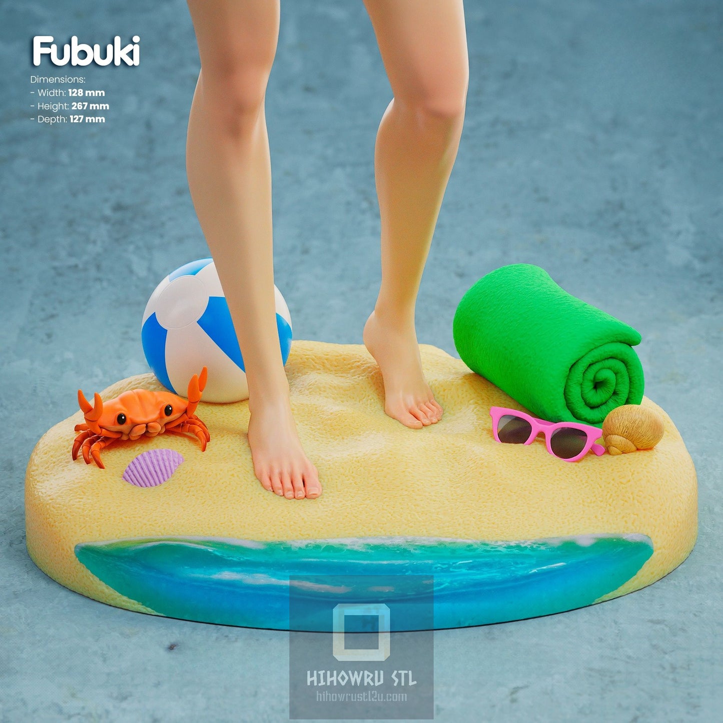 4457 Fubuki Bikini - One Punch Man - STL 3D Print Files