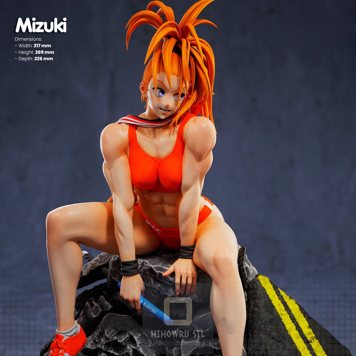 4540 Mizuki - One-Punch Man - STL 3D Print Files