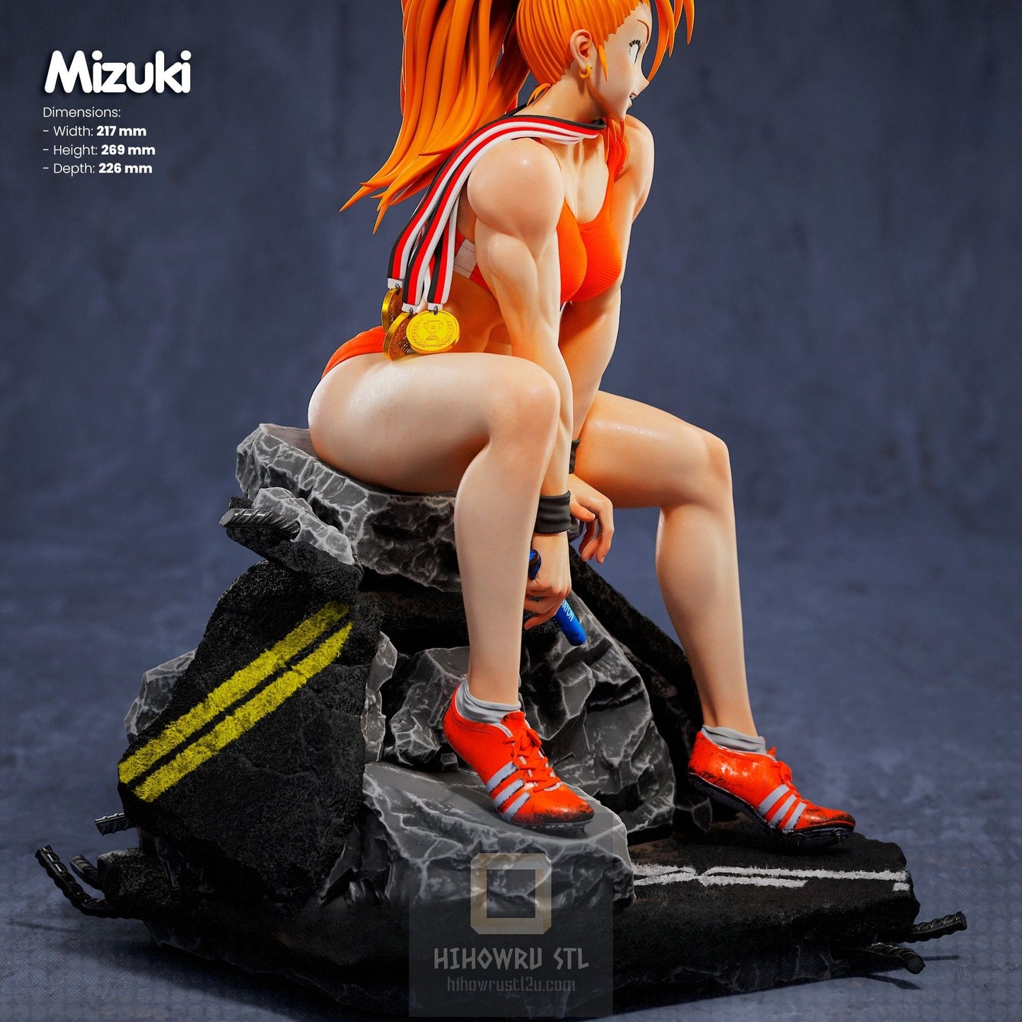 4540 Mizuki - One-Punch Man - STL 3D Print Files