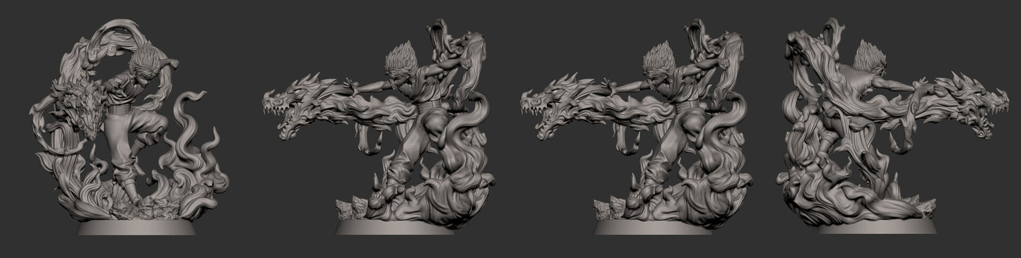 1851 Hiei - YuYu Hakusho - STL 3D Print Files