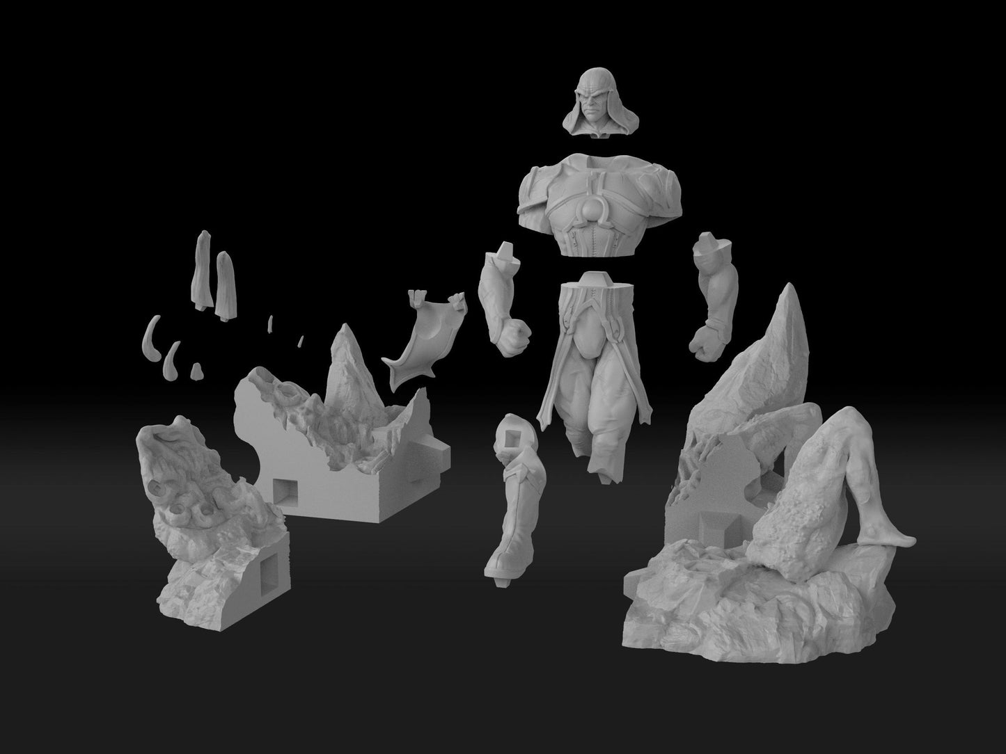 Darkseid - DC Comics - STL 3D Print Files