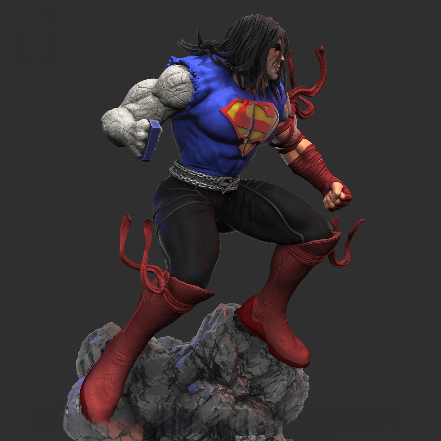 1818 Superman - Death Metal - STL 3D Print Files