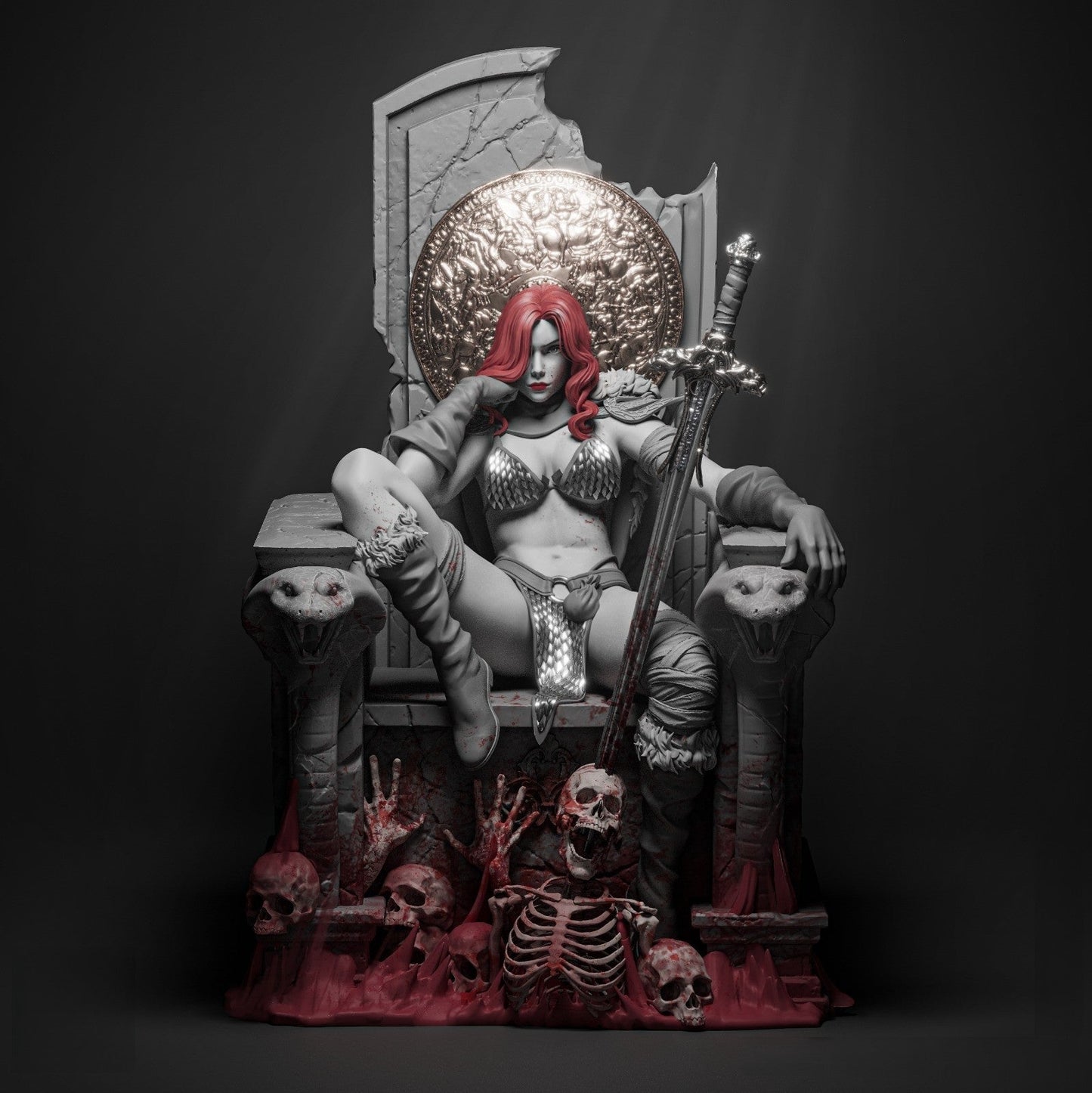 1635 Red Sonja - Marvel Comics - STL 3D Print Files