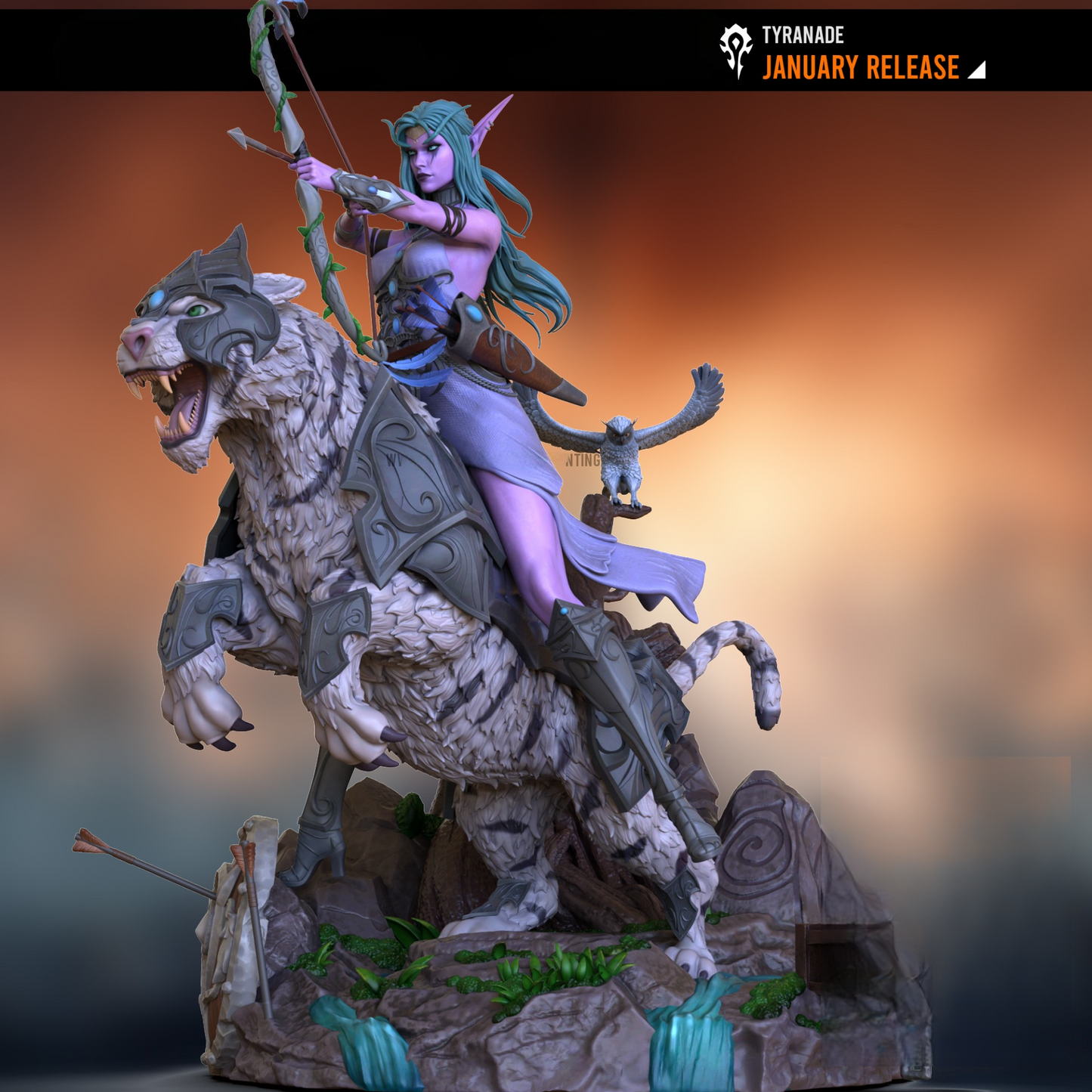 1993 Tyrande Whisperwind NSFW - WORLD OF WARCRAFT - STL 3D Print Files