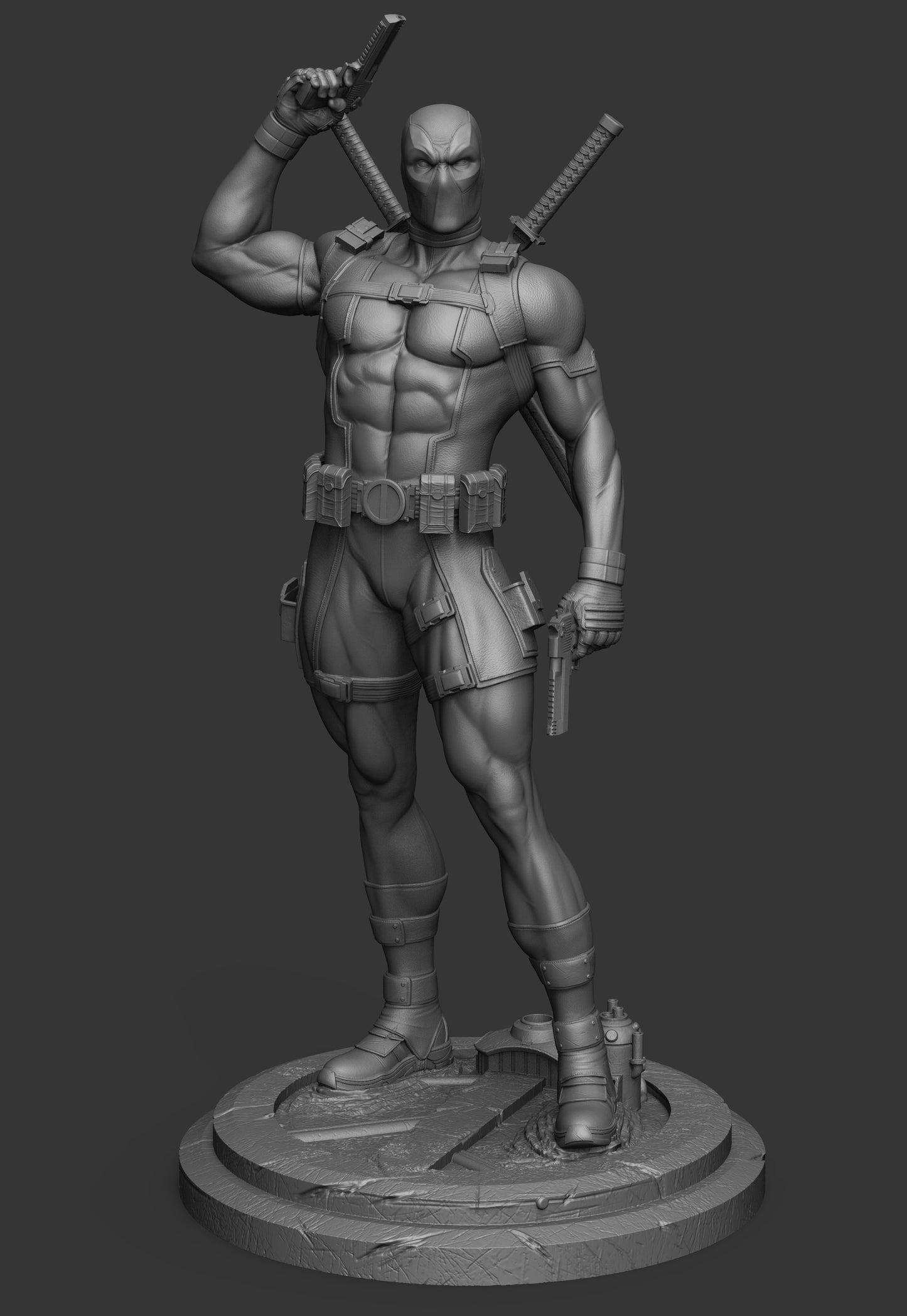 3129 Deadpool - Marvel Comics - STL 3D Print Files