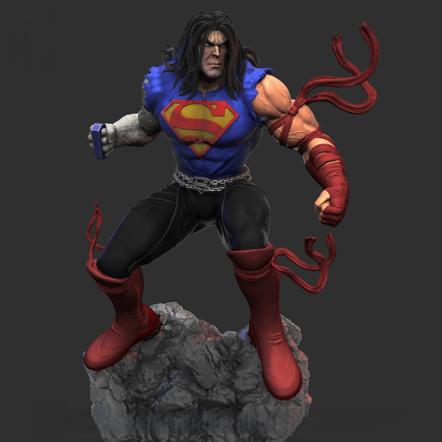 1818 Superman - Death Metal - STL 3D Print Files