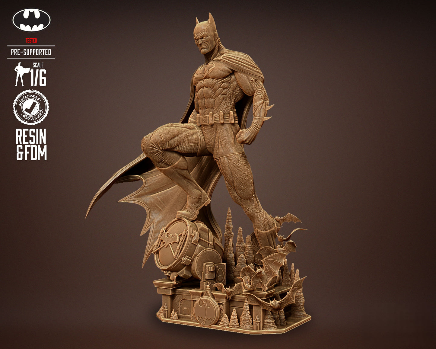 1822 Batman - DC Comics - STL 3D Print Files