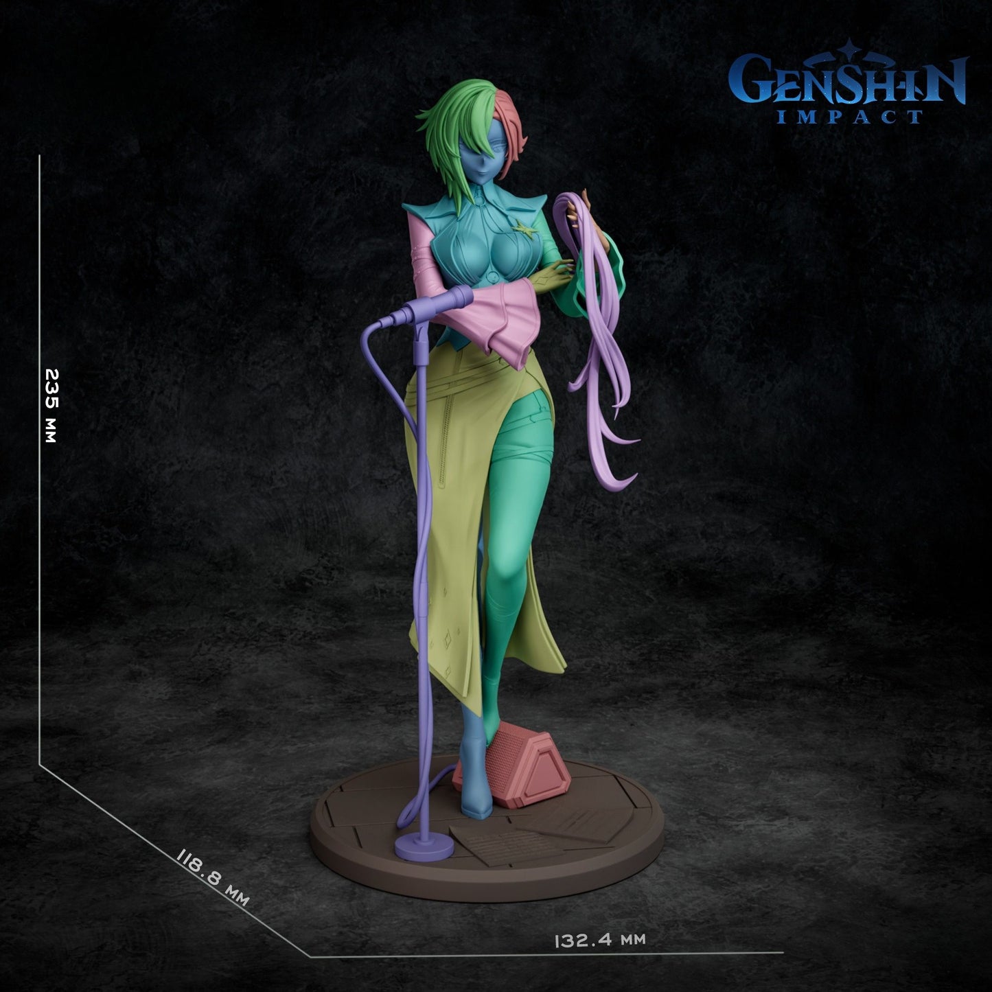 3914 Arlecchino - Genshin Impact - STL 3D Print Files
