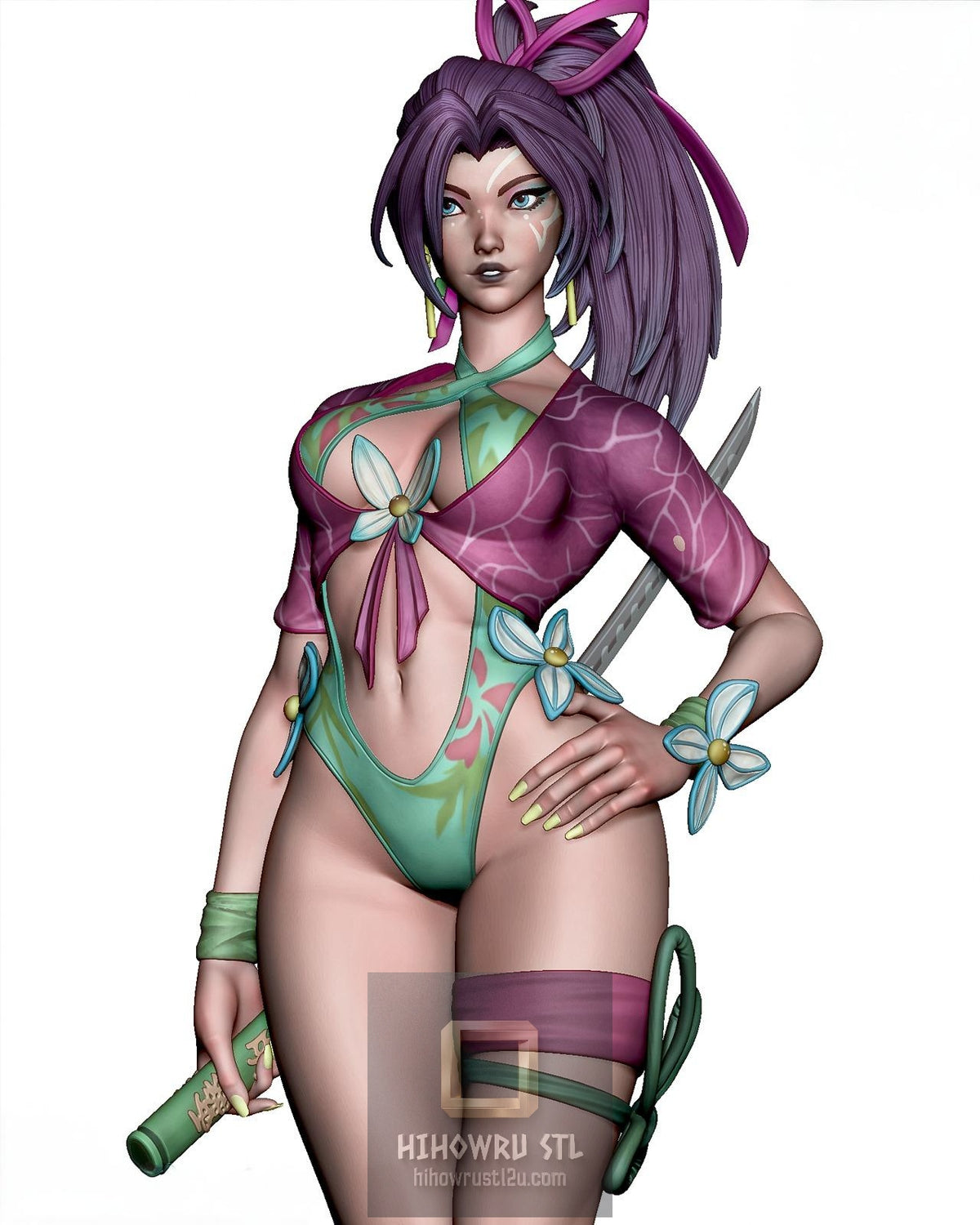 5533 Psylocke Breezy Butterfly NSFW - Marvel Rivals - STL 3D Print Files