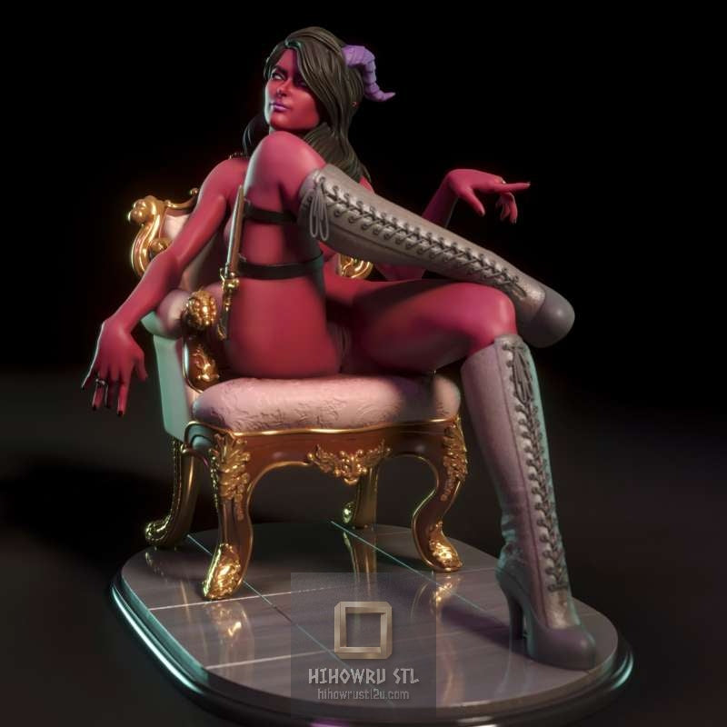 5256 Orianna NSFW - Tiefling - STL 3D Print Files