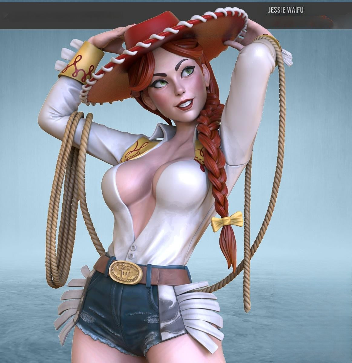 Jessie Waifu NSFW - Toy Story - STL 3D Print Files