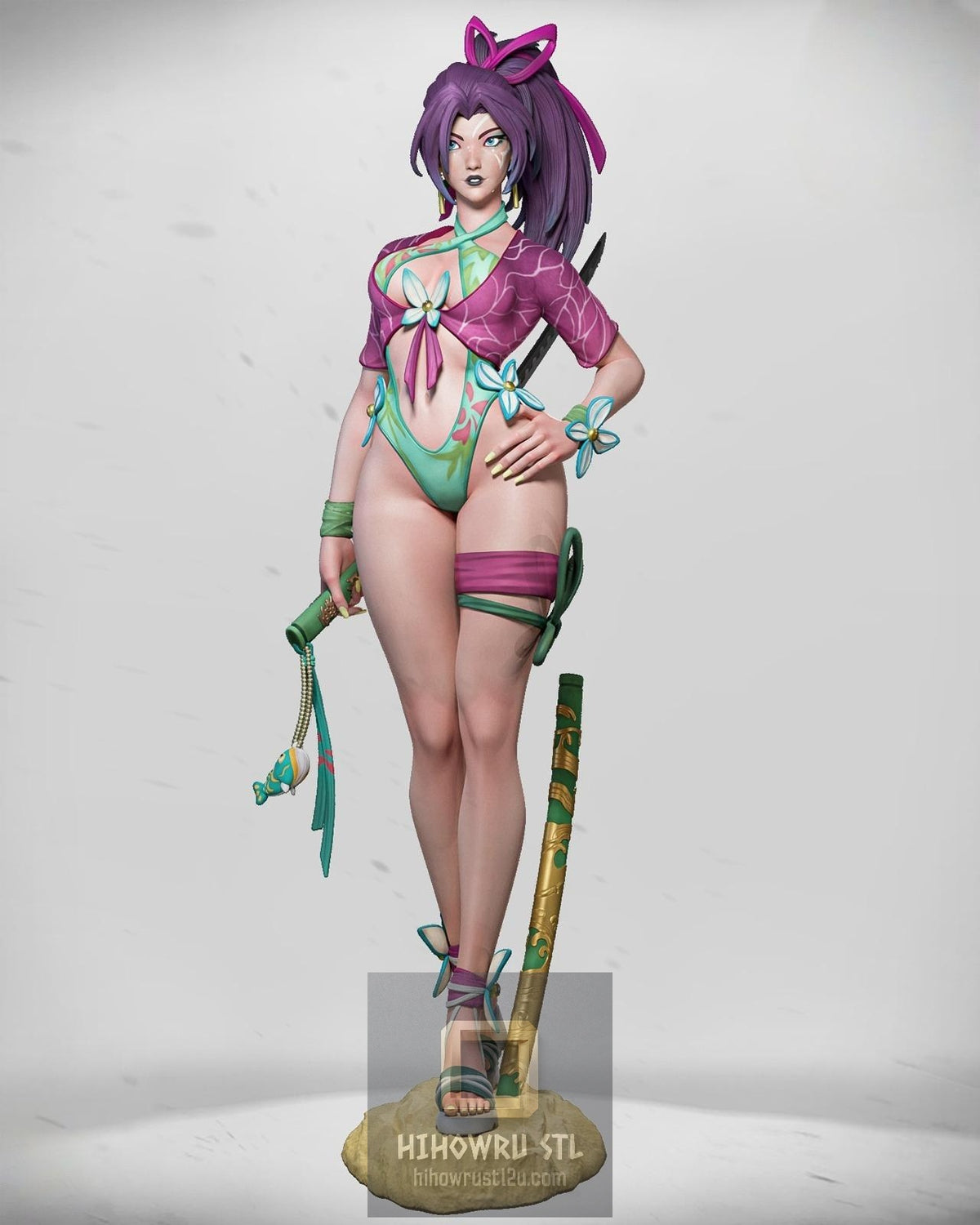 5533 Psylocke Breezy Butterfly NSFW - Marvel Rivals - STL 3D Print Files