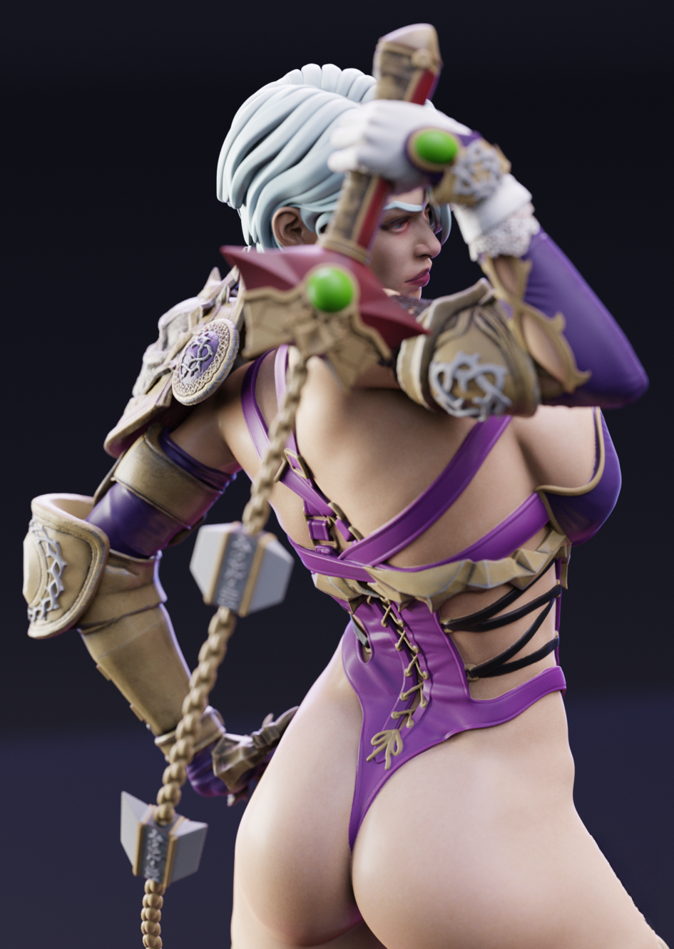 1933 Ivy - SoulCalibur - STL 3D Print Files