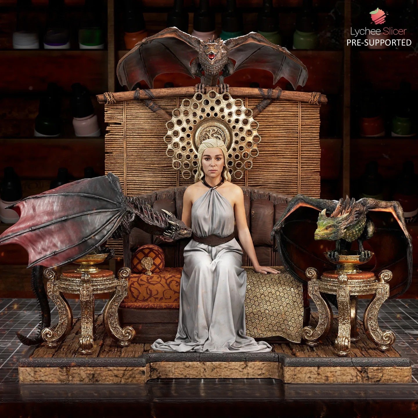 2238 Daenerys Targaryen - Game of Thrones - STL 3D Print Files