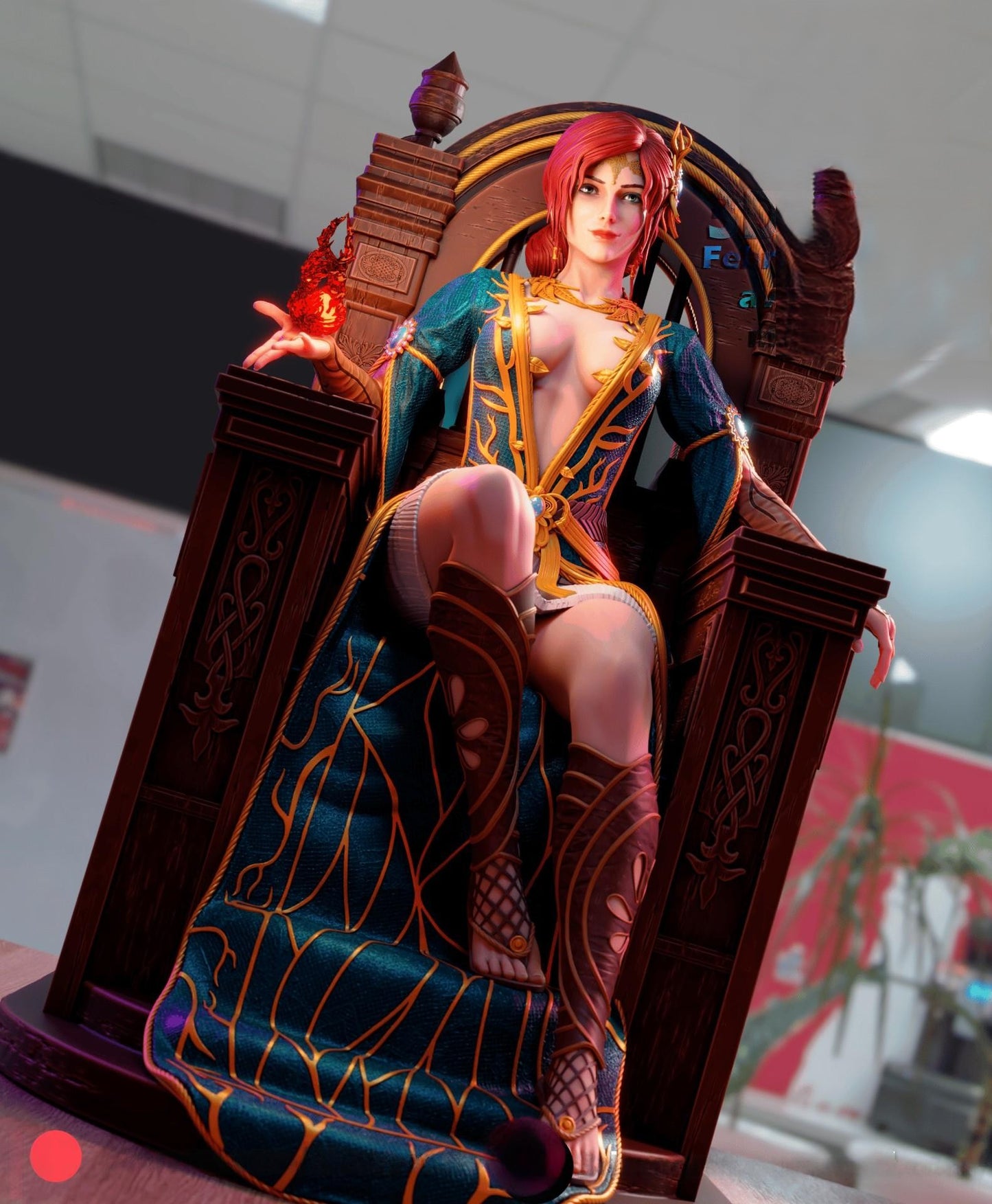 2045 Triss Merigold NSFW - The Witcher - STL 3D Print Files