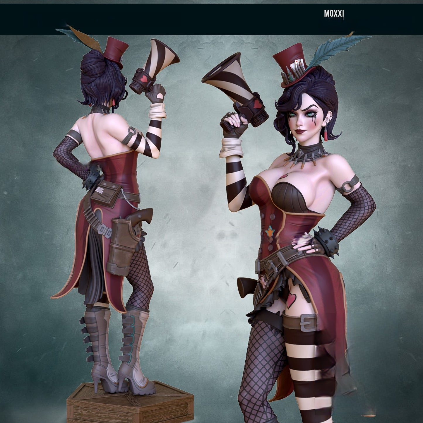 Mad Moxxi NSFW - Borderlands - STL 3D Print Files