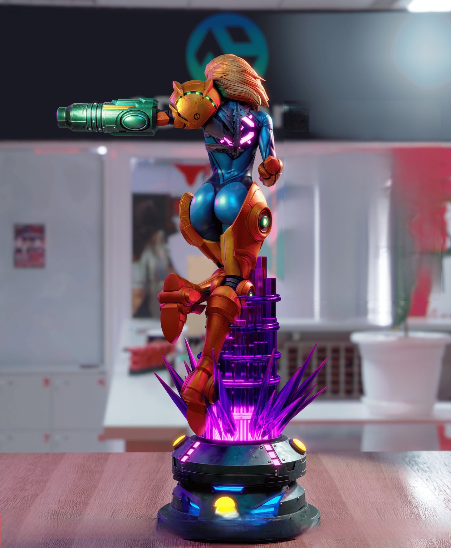 1707 Samus Aran NSFW - Metroid - STL 3D Print Files