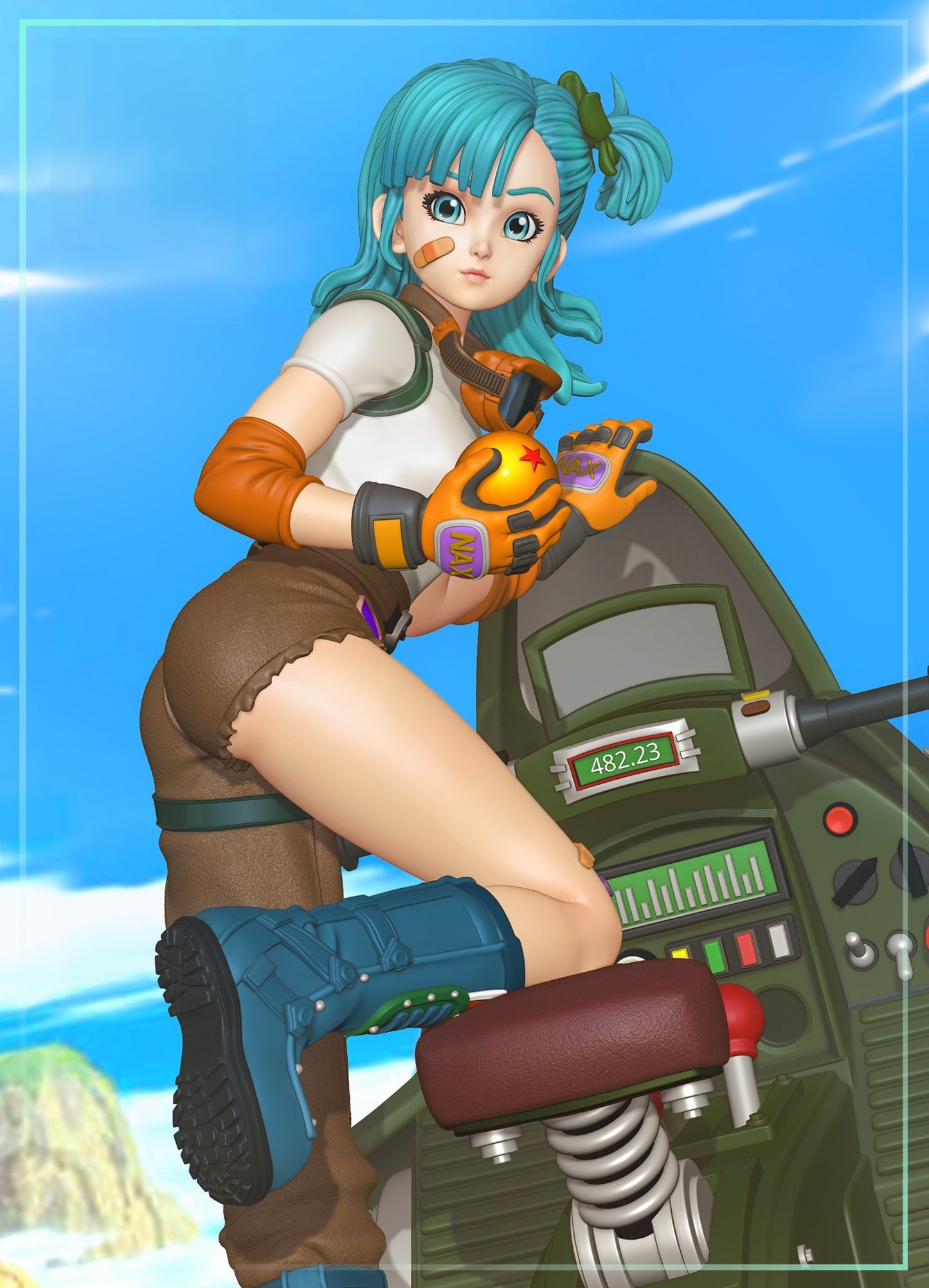 Bulma - Dragon Ball - STL 3D Print Files