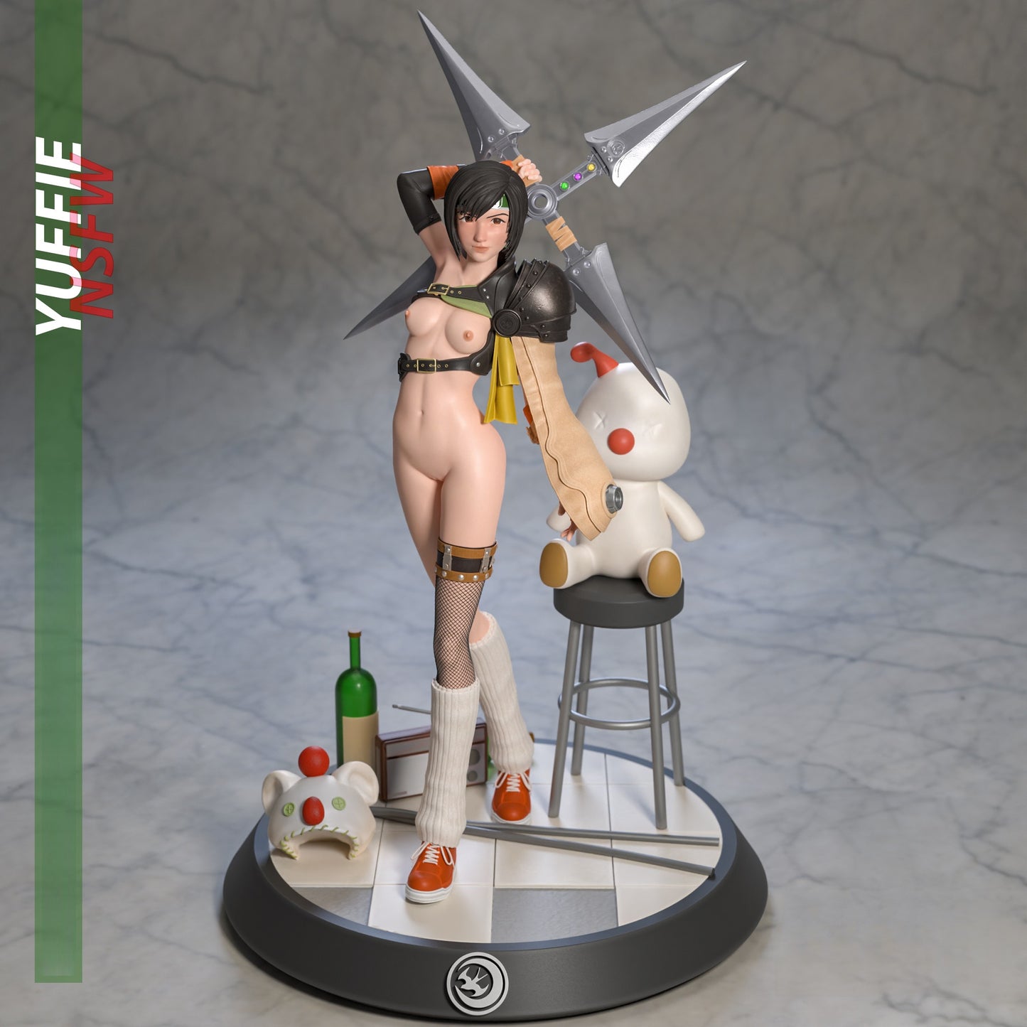 1775 Yuffie Kisaragi NSFW - Final Fantasy - STL 3D Print Files