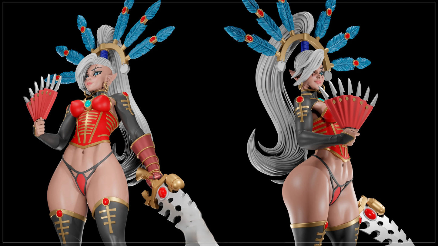 1860 Yvraine NSFW - Warhammer 40k - STL 3D Print Files